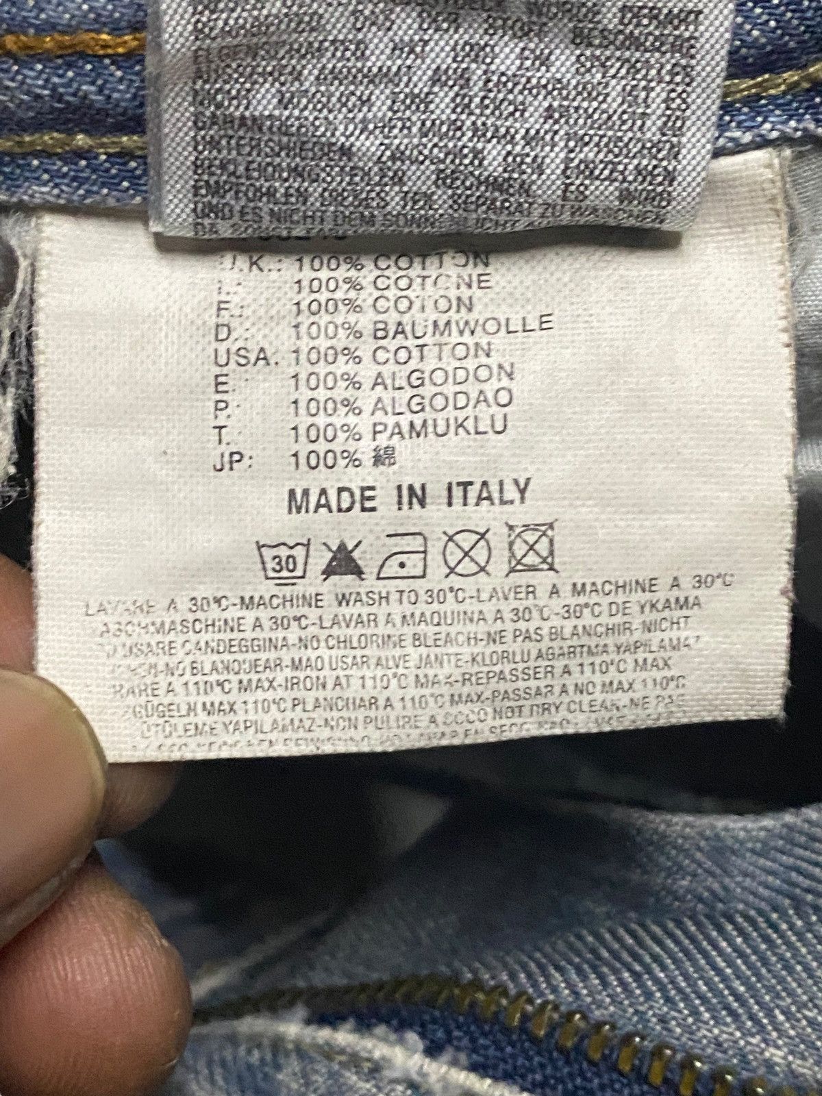 Diesel Black Gold Vintage Diesel Italy Brand Streetwear Faded Wash Loose Jeans Size US 30 / EU 46 - 17 Thumbnail