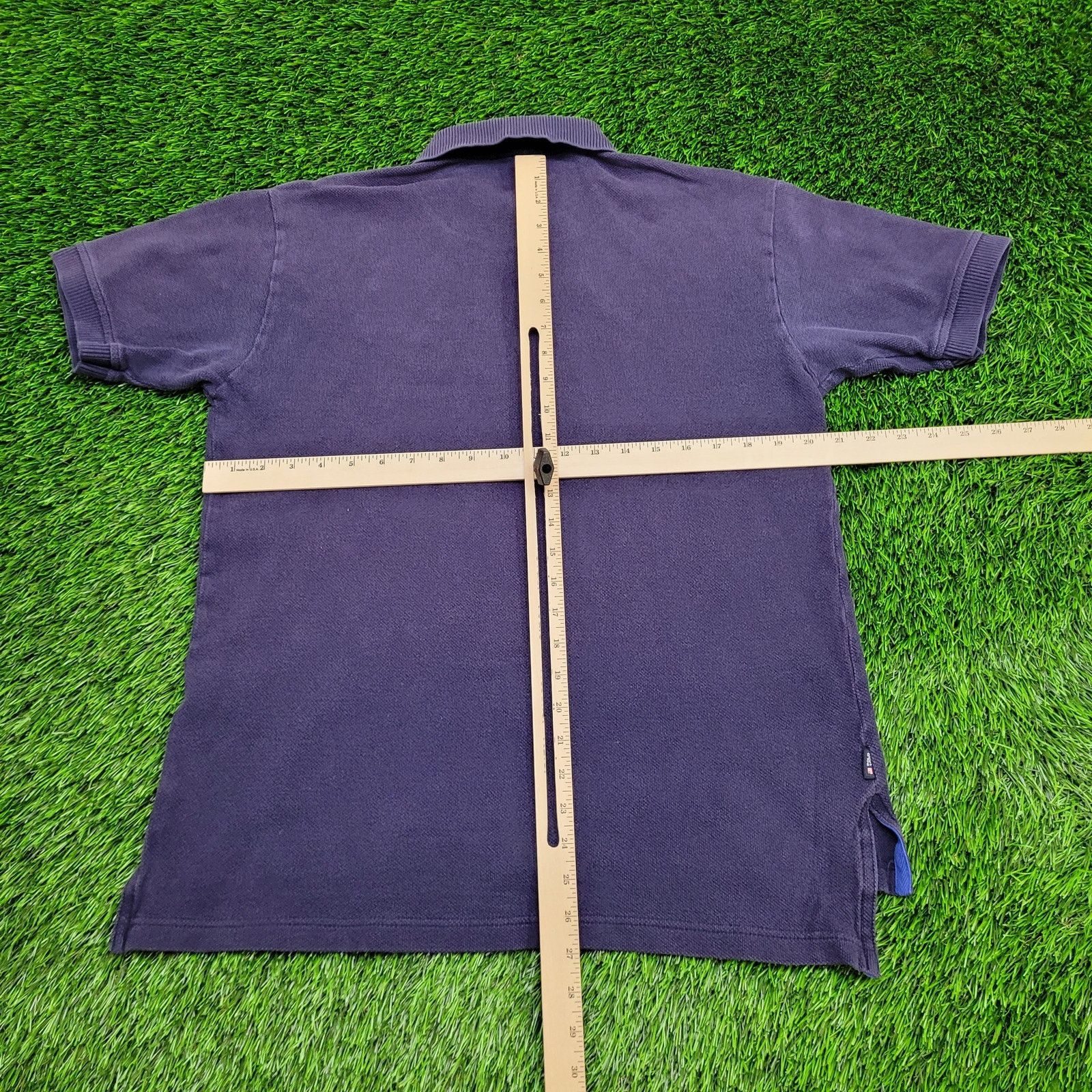 Ralph Lauren Vintage Y2K RL Polo-Sport Polo Shirt Medium 21x27 Navy-Blue Size US M / EU 48-50 / 2 - 8 Thumbnail