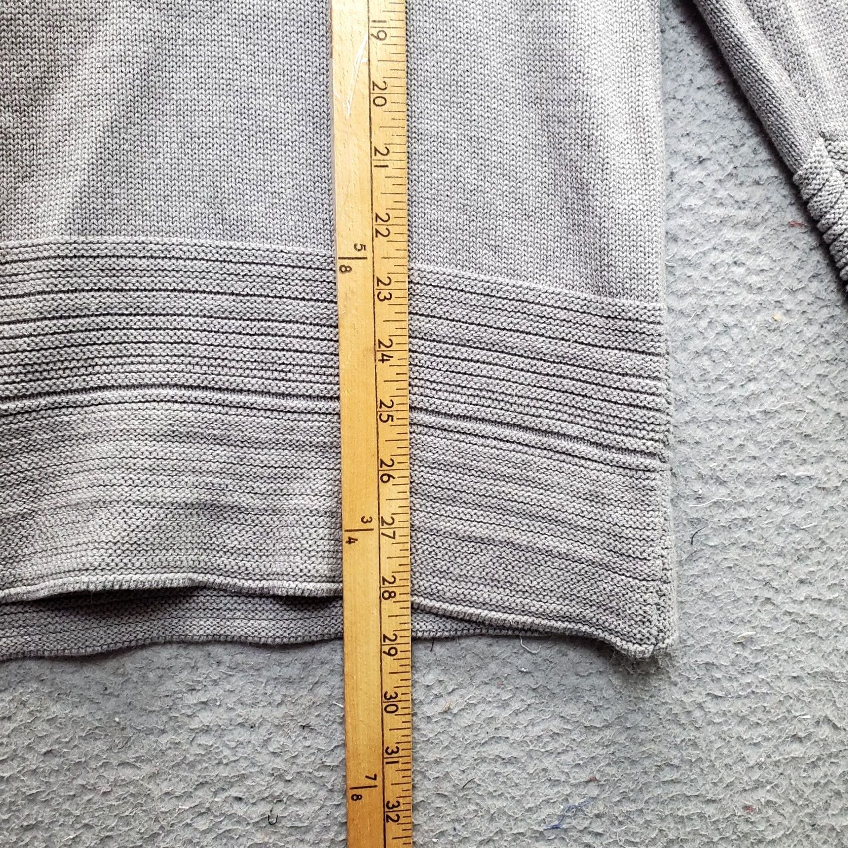 Calvin Klein Calvin Klein Pullover Sweater Womens XL Gray Cotton Knit Long Sleeve Cowl Neck Size XL / US 12-14 / IT 48-50 - 5 Thumbnail