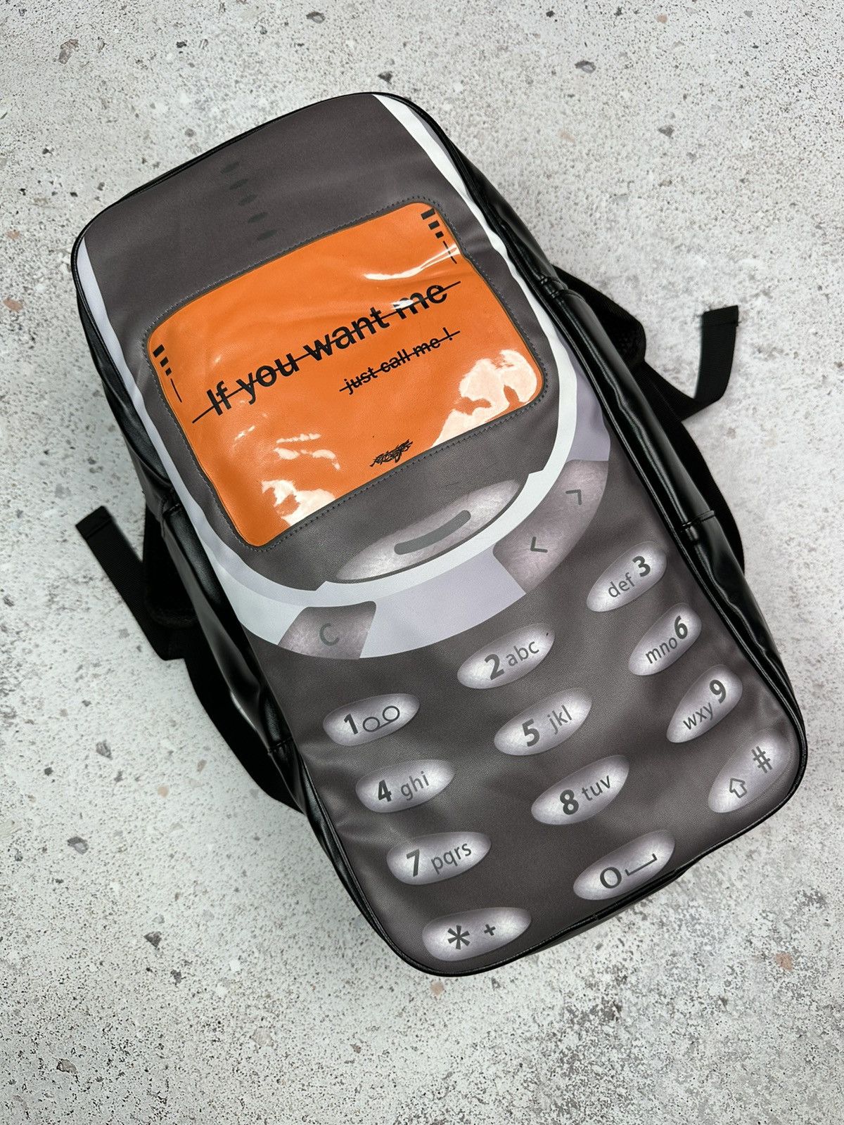 If Six Was Nine Mobile Phone Backpack bag “If you want me just call me” Size ONE SIZE - 1 Thumbnail