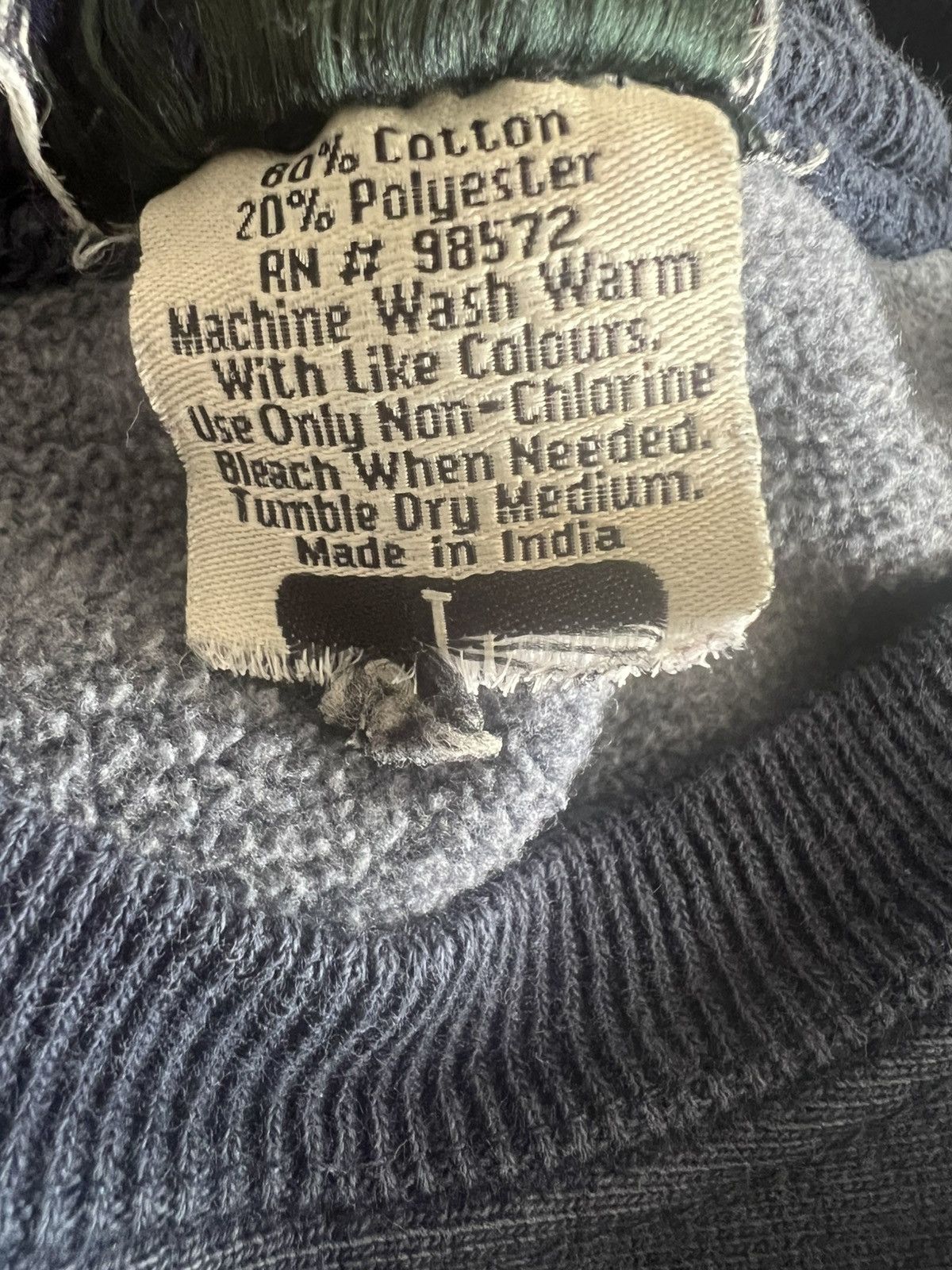 Steve And Barrys Vintage Notre Dame Crewneck Sweatshirt XL Navy Size US L / EU 52-54 / 3 - 2 Thumbnail