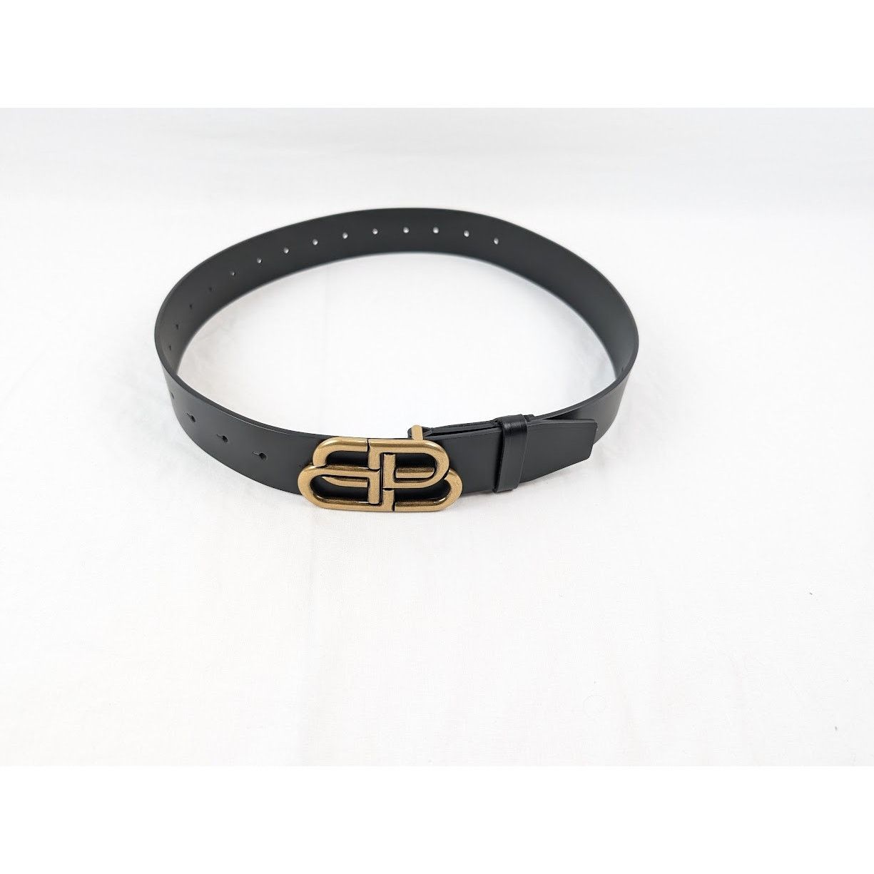 Balenciaga o1rshd1 Size: 85 / BB Extra Large Belt in Black Size 32 - 12 Thumbnail