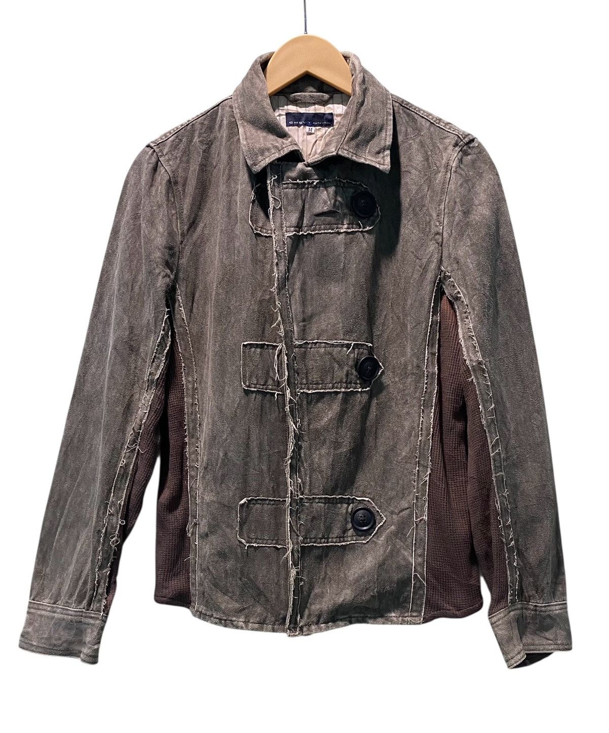 Chevignon Chevignon Avant-Garde Distressed Canvas Jacket Size M / US 6-8 / IT 42-44 - 1 Thumbnail