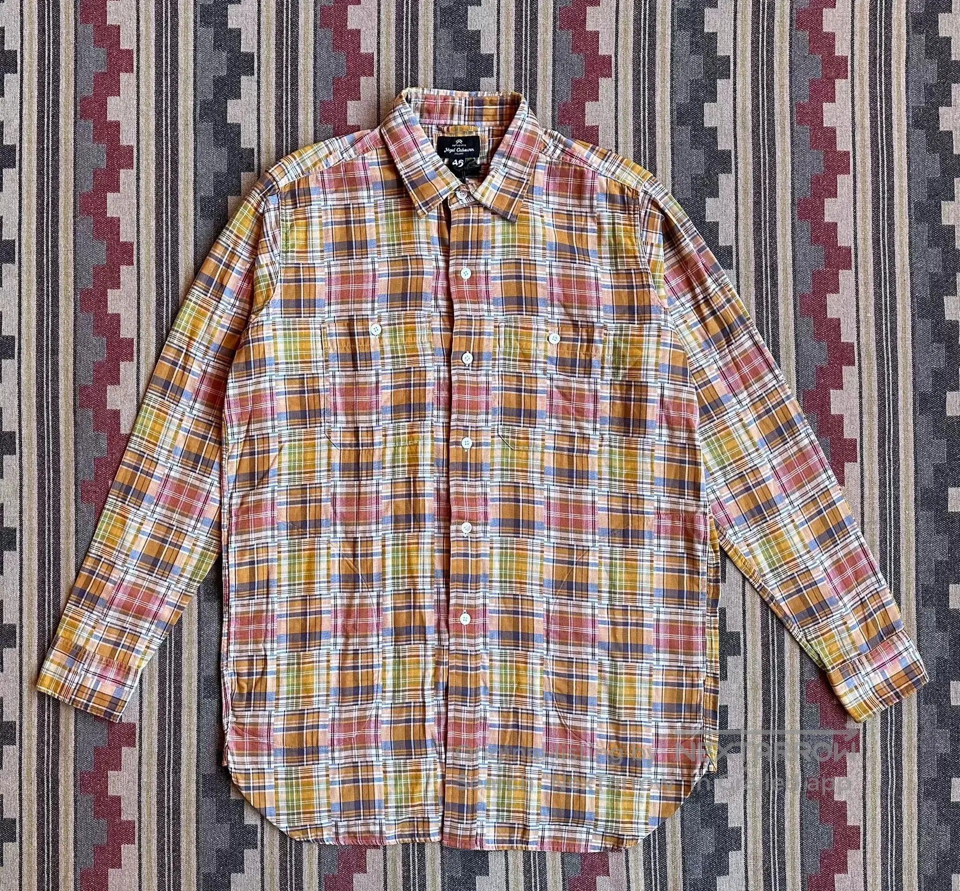 Nigel Cabourn Nigel Cabourn Big Shirt Plaid Long Sleeve. Size US S / EU 44-46 / 1 - 1 Thumbnail