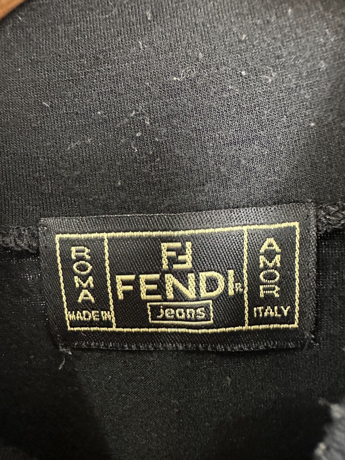 Fendi Fendi - Vintage - Mock Neck Pullover - Sweater Monogram Size ONE SIZE - 10 Thumbnail