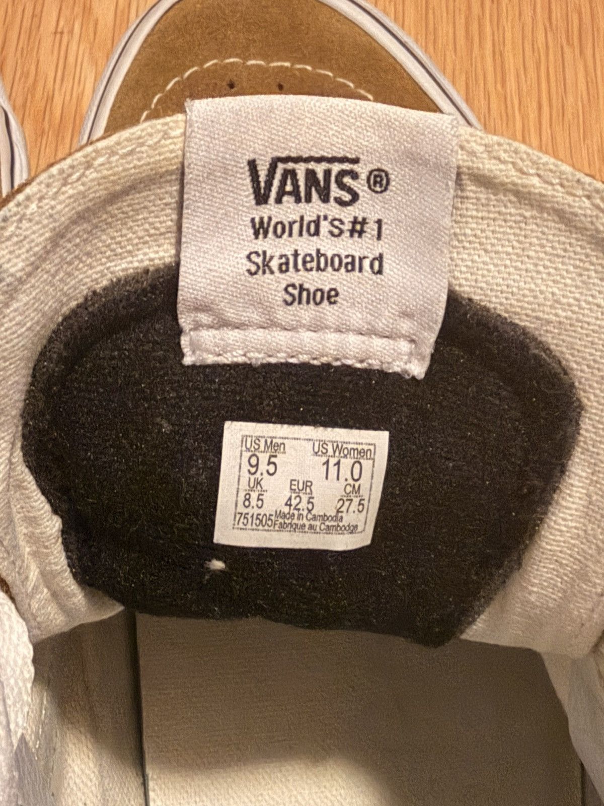 Vans Mustard high top leather VANS Size US 9.5 / EU 42-43 - 5 Thumbnail