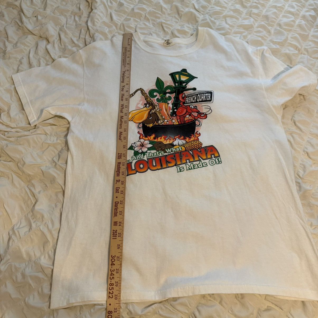 Anvil New Orleans That’s what Louisiana is made of Tourist T Shirt Size US XL / EU 56 / 4 - 6 Thumbnail