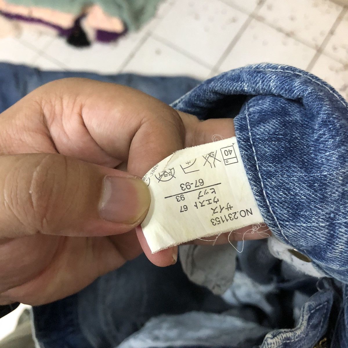 Japanese Brand Vintage Standard distressed ripped Blue Denim Pants #7381 Size 28" / US 6 / IT 42 - 21 Thumbnail
