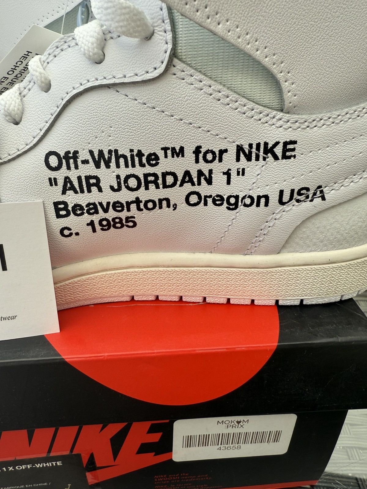 Nike Air Jordan x Off-White “NRG” Europe Exclusive