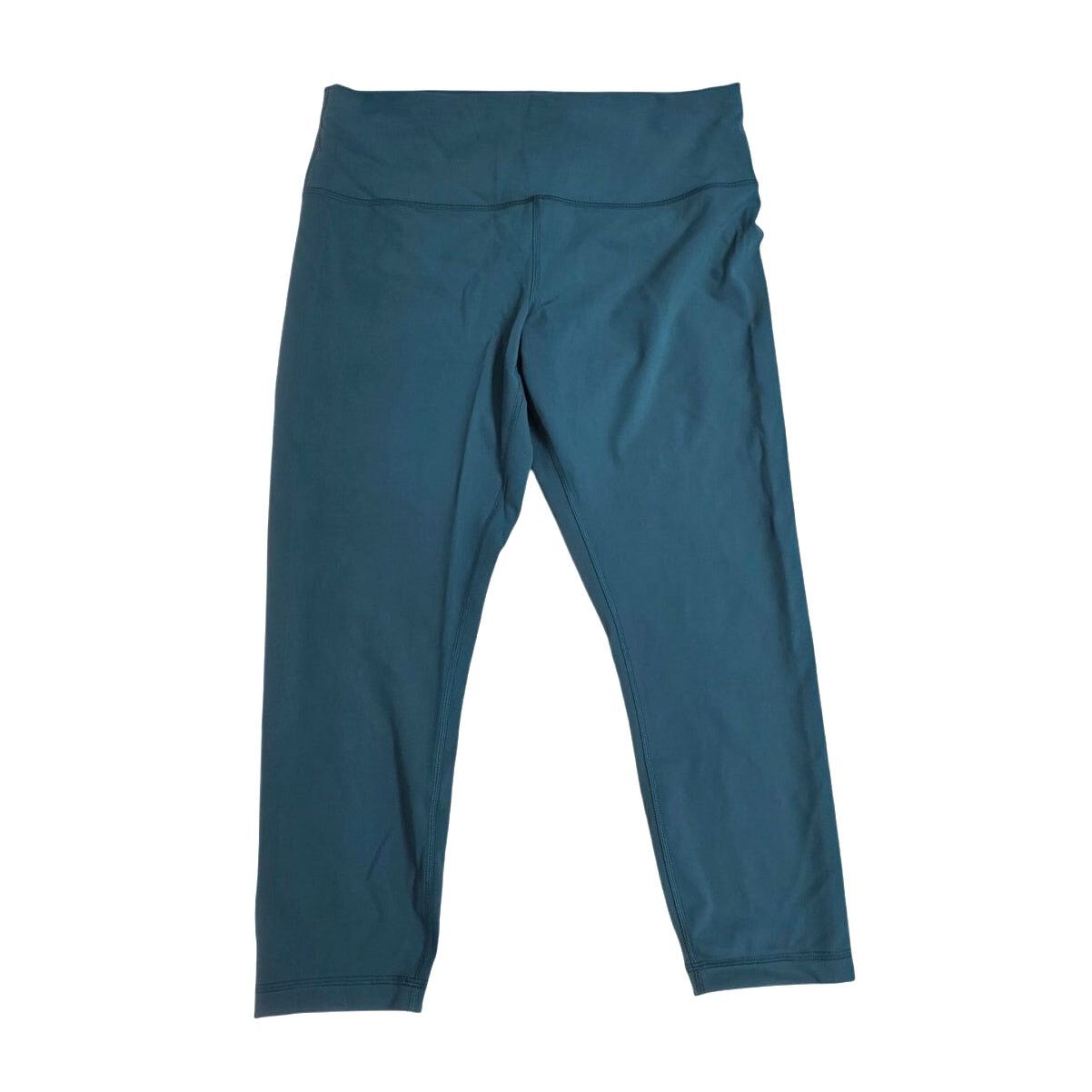 Lululemon Lululemon Wunder Train HR Crop 23" in Storm Teal - Size 14 Size 36" / US 14 / IT 50 - 1 Thumbnail