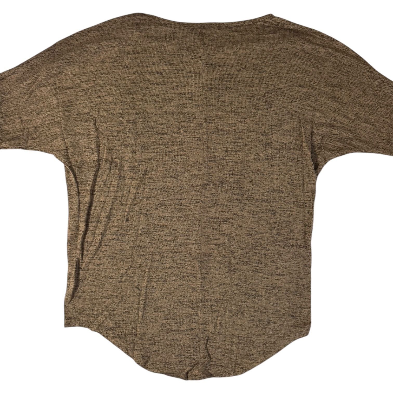 Other Bobbie Brooks Mottled Brown Shirt Sleeve Sweater – Medium Size M / US 6-8 / IT 42-44 - 6 Thumbnail