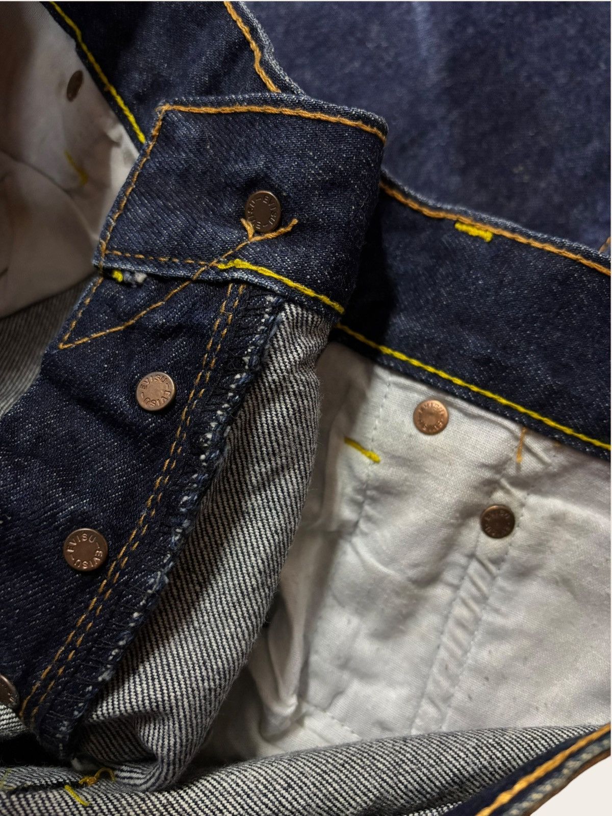 Evisu Japan Evisu No 2 Lot 2007 Buckle Back Jeans Size US 36 / EU 52 - 12 Thumbnail