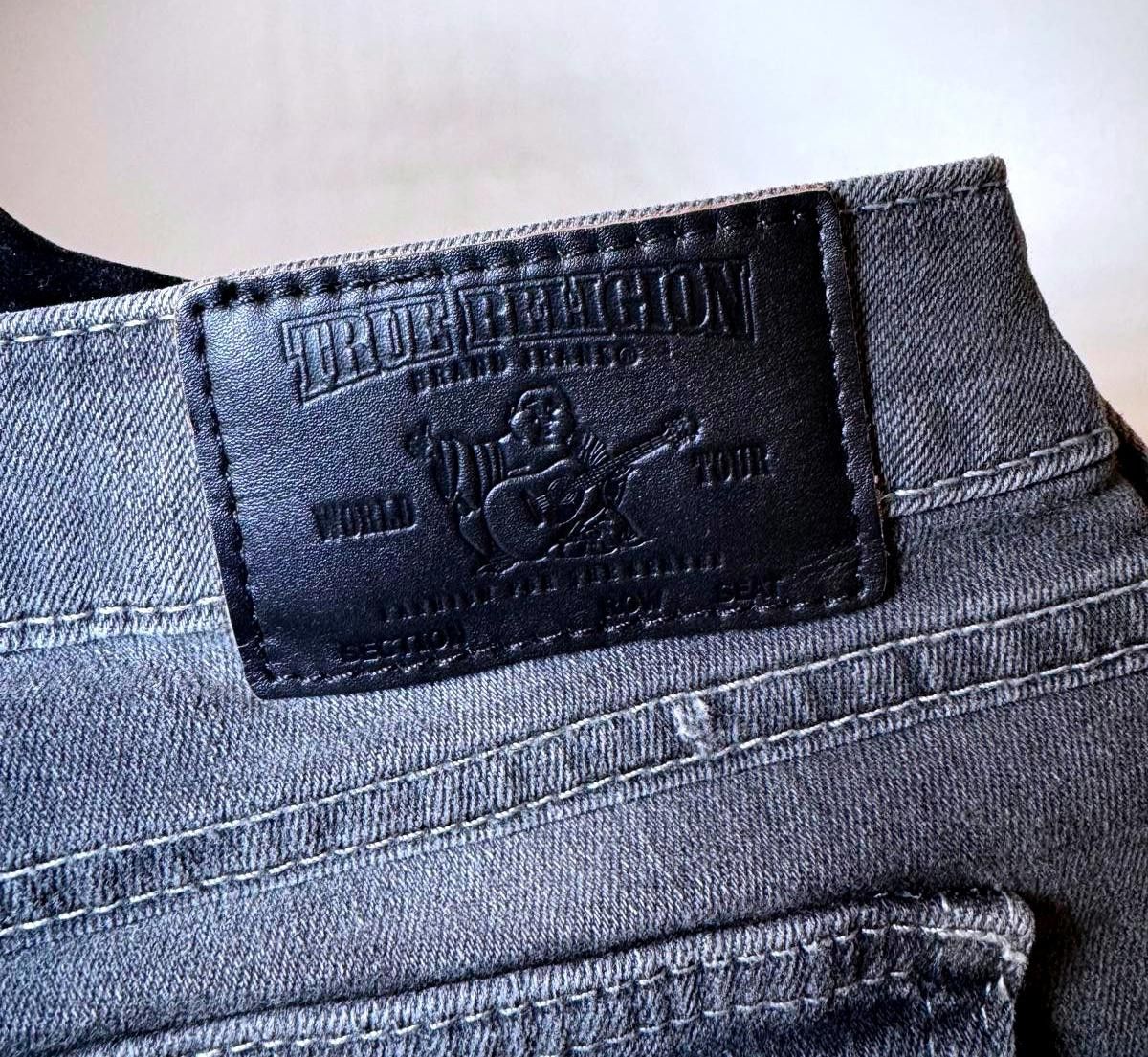 True Religion True Religion Women's Gray Denim Shorts - Size 28 Size 28" / US 6 / IT 42 - 3 Thumbnail