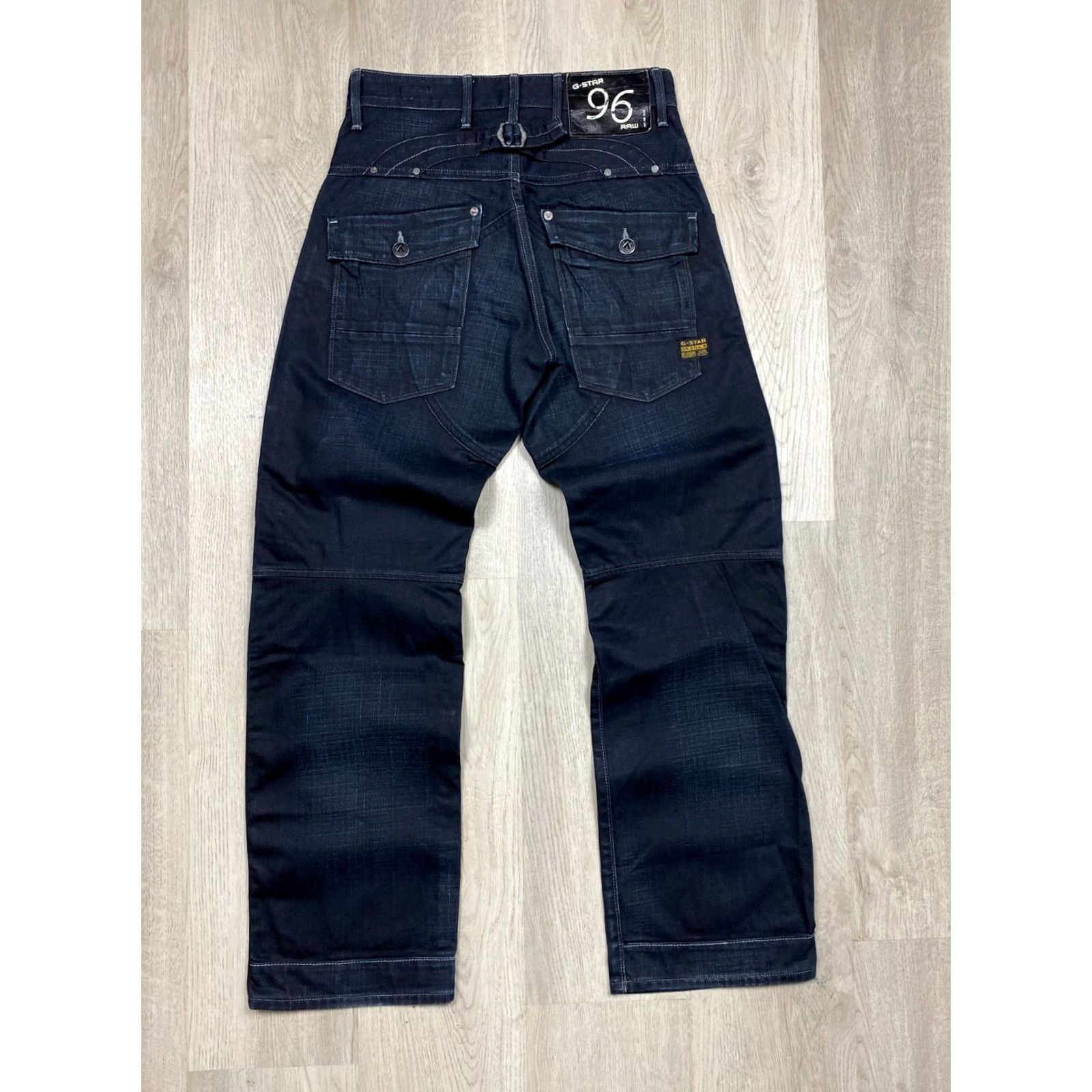 G-Star G Star Raw 5620 Vintage Denim Double Knee Pants Jeans Size 29 Blue Cotton Denim Men Regular Waist 29 Inseam 32 Vintage Size US 29 - 5 Thumbnail
