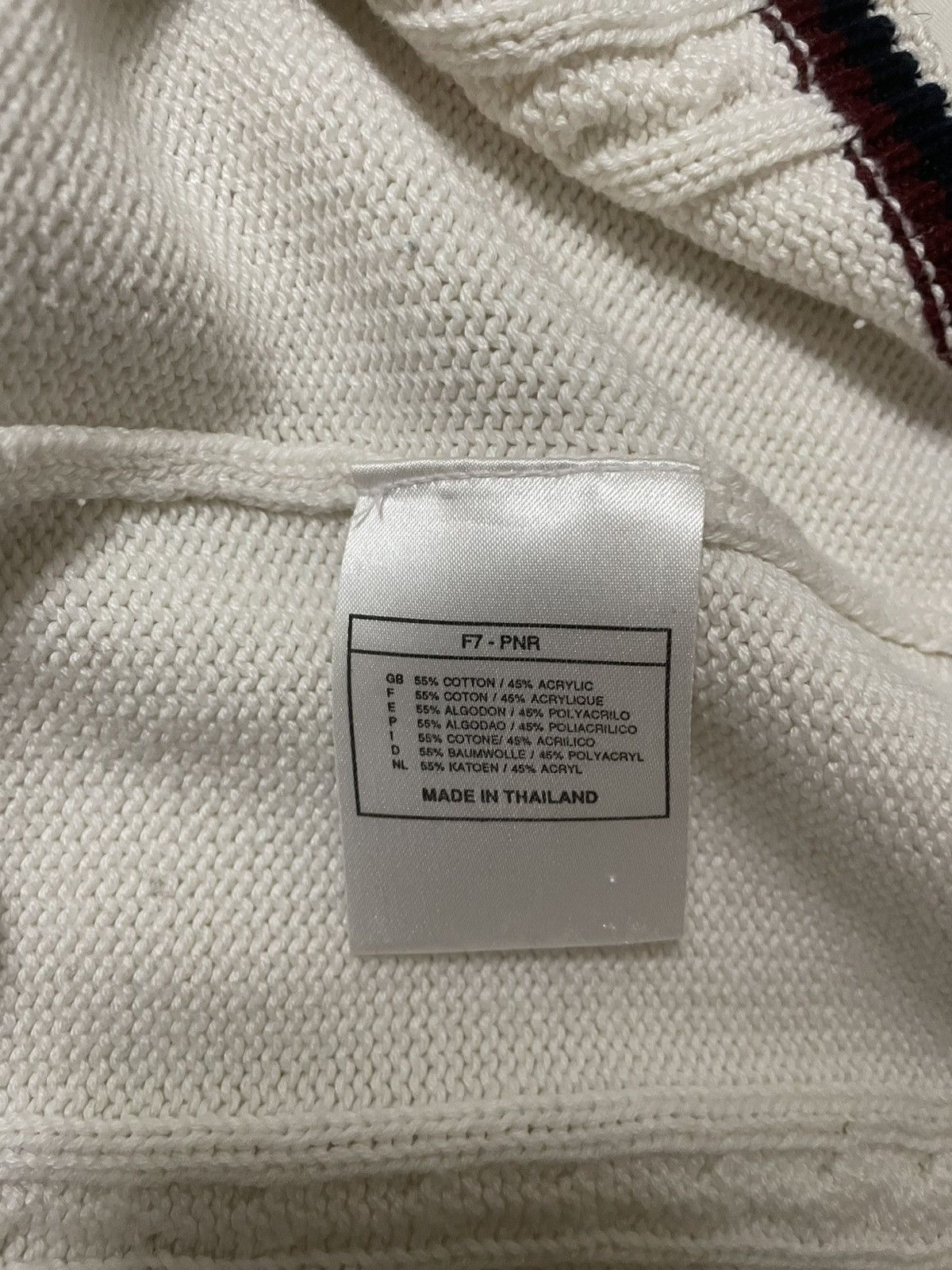 Nike Nike Court Cable Knit Vest (1999–2001) Heritage V-Neck Size US M / EU 48-50 / 2 - 5 Thumbnail