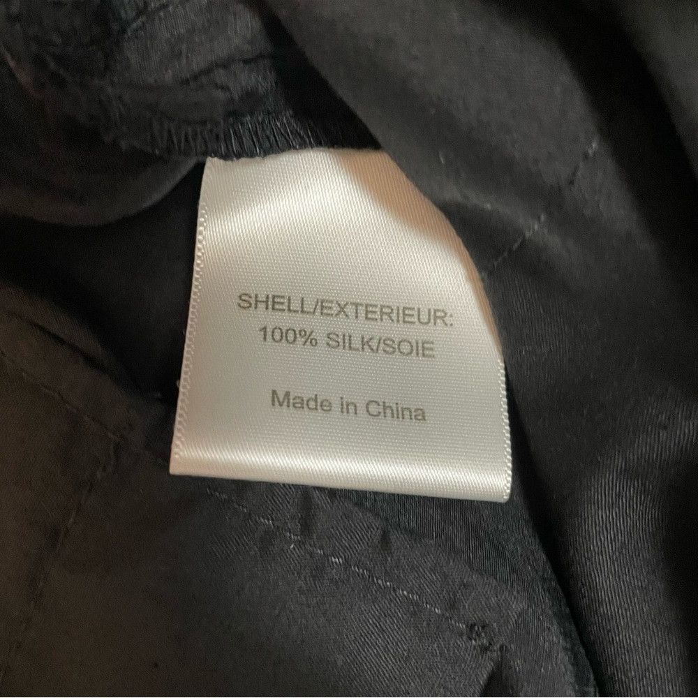 Tory Burch Tory Burch Dark Grey Silk Cropped Cargo Pants Size 12 Size 30" / US 8 / IT 44 - 8 Thumbnail