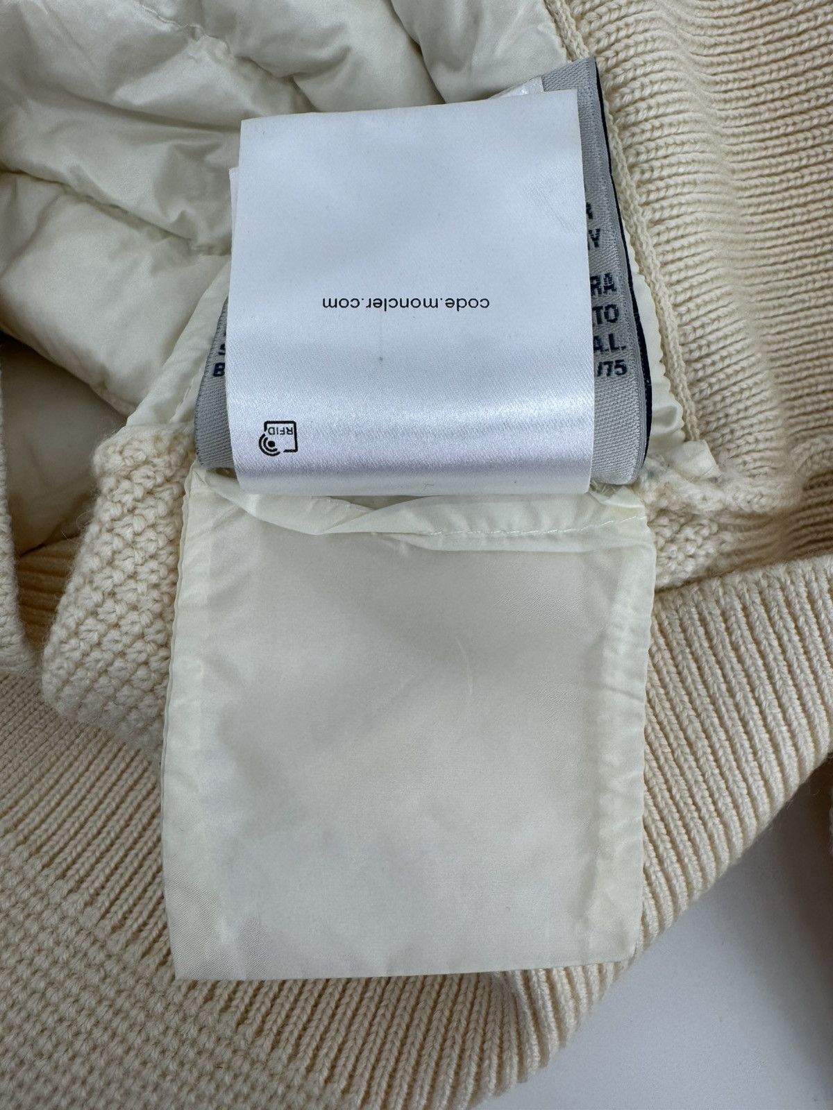 Moncler MONCLER MAGLIONE TRICOT ALLA COREANA knit x nylon cardigan M Size M / US 6-8 / IT 42-44 - 17 Thumbnail