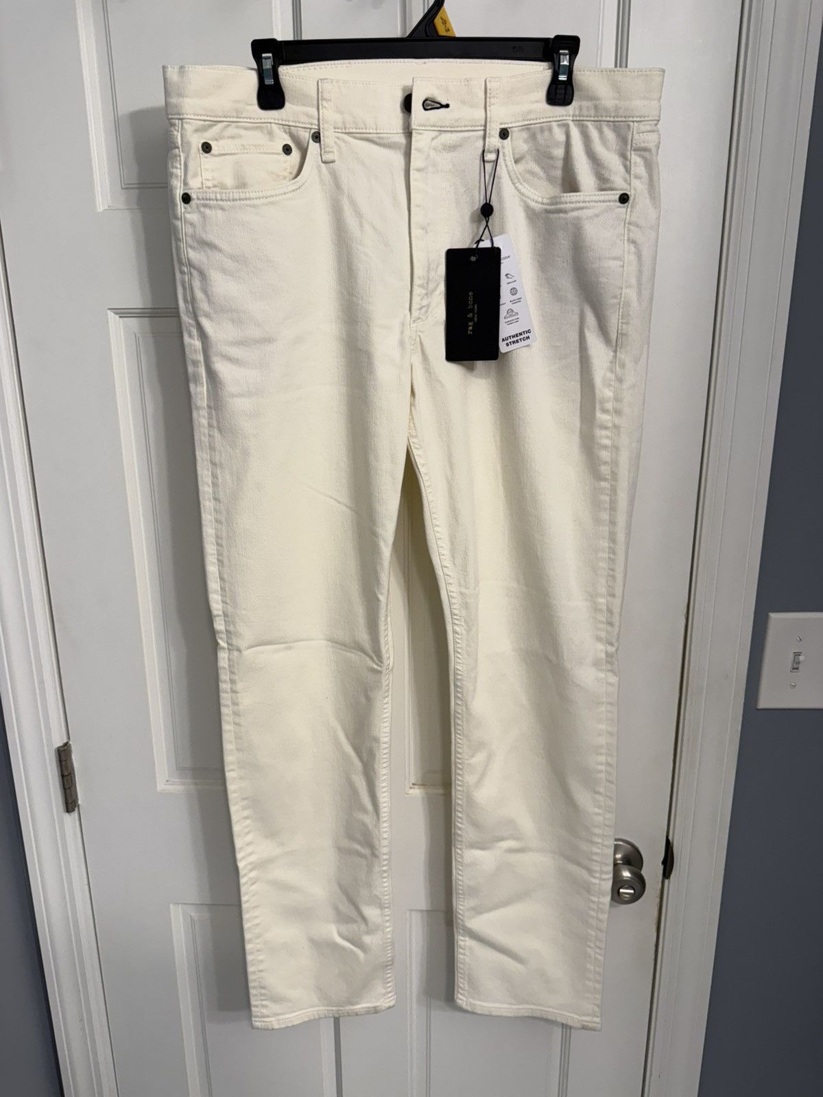 Rag & Bone Rag & Bone denim white jeans size 34 Size US 34 / EU 50 - 1 Thumbnail