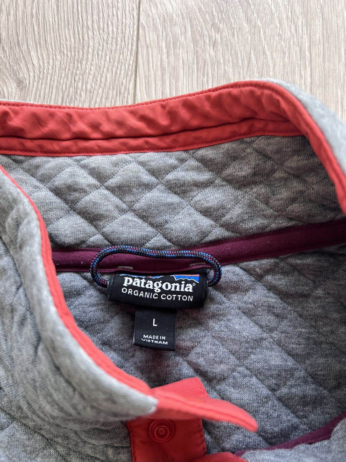 Patagonia Patagonia Organic Cotton 1/4 Snap Button Pullover Sweatshirt Size US L / EU 52-54 / 3 - 3 Thumbnail