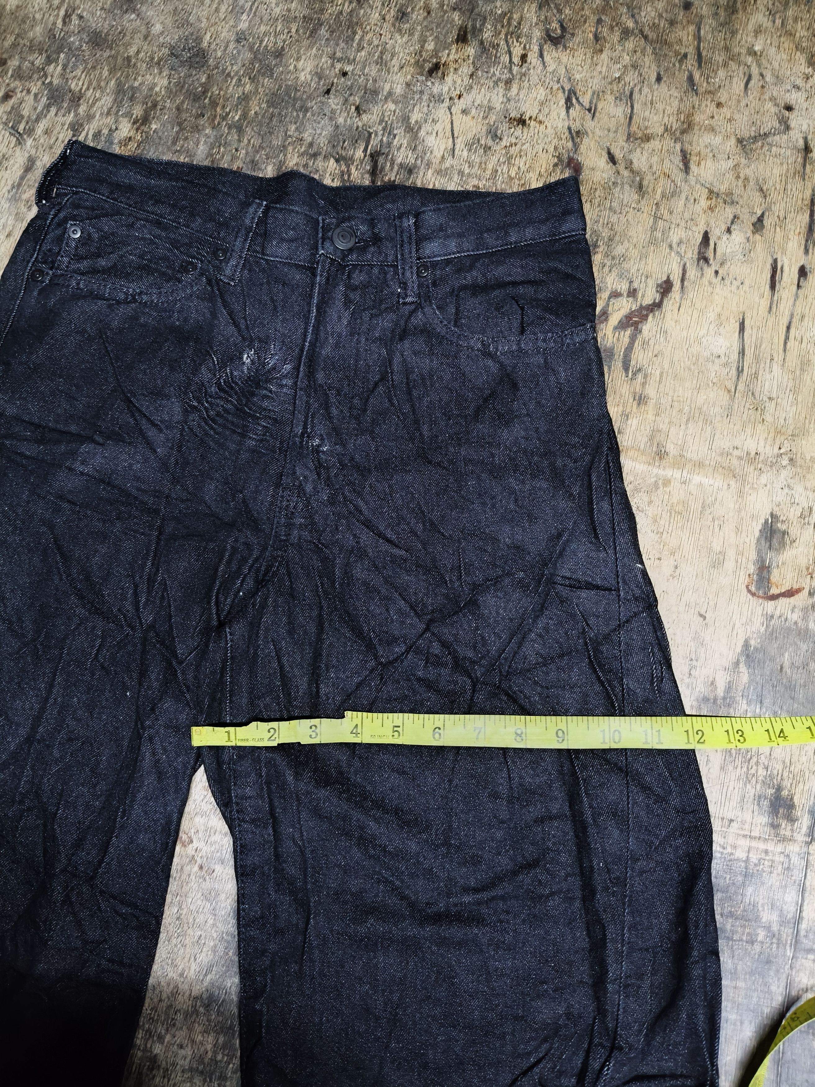 GU Gu Beige Denim Pants Size 29" - 9 Thumbnail