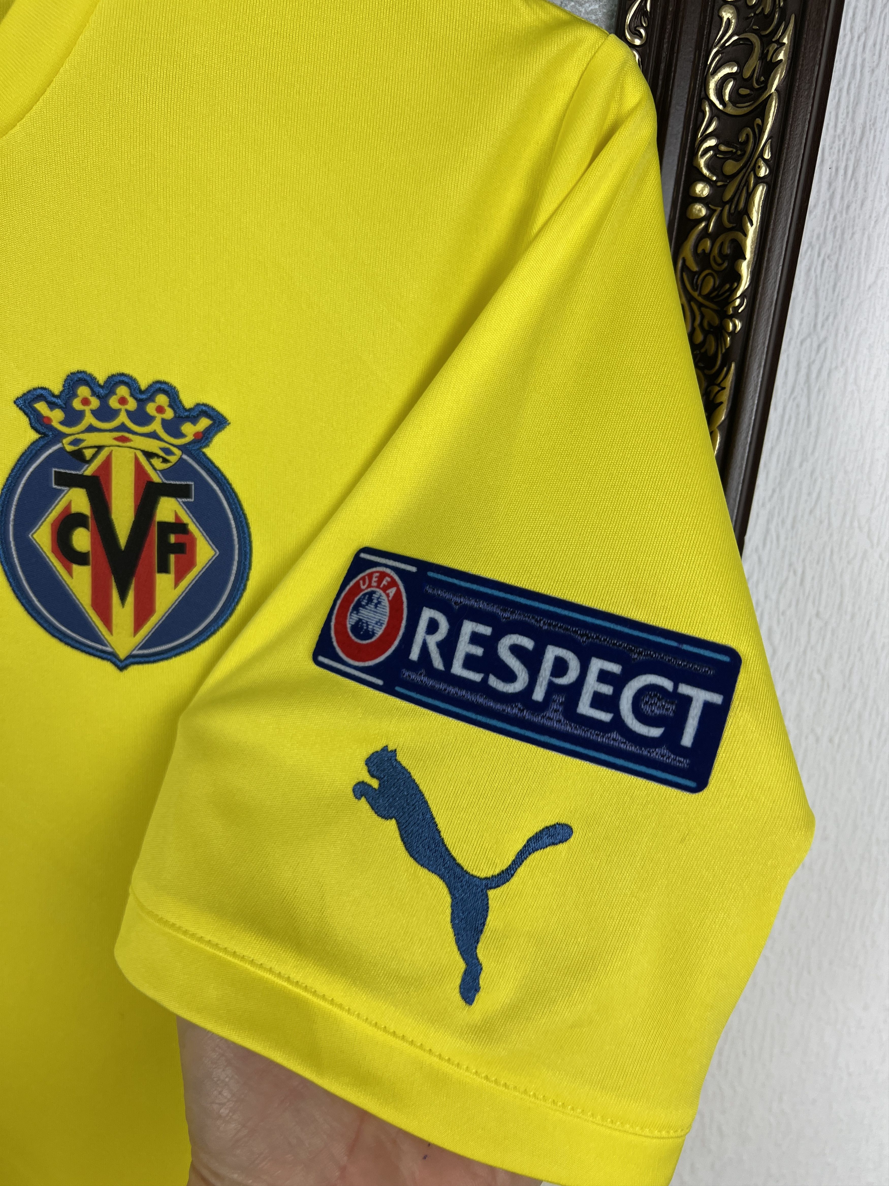 Puma Villarreal Home football shirt 2010 Soccer Jersey Trikot Size US M / EU 48-50 / 2 - 4 Thumbnail