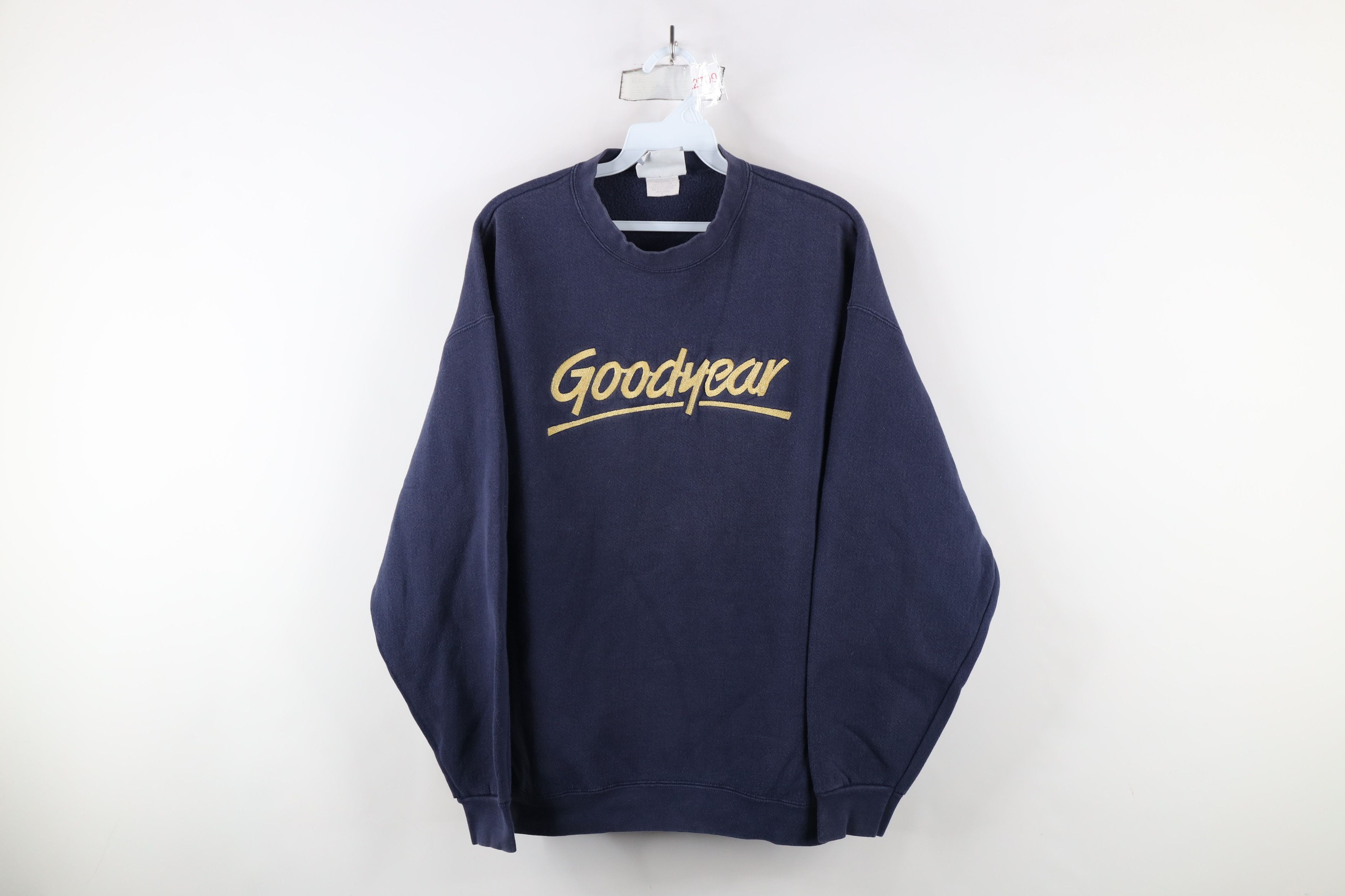 Vintage Vintage 90s Out Goodyear Tires Heavyweight Sweatshirt USA Size US L / EU 52-54 / 3 - 1 Thumbnail