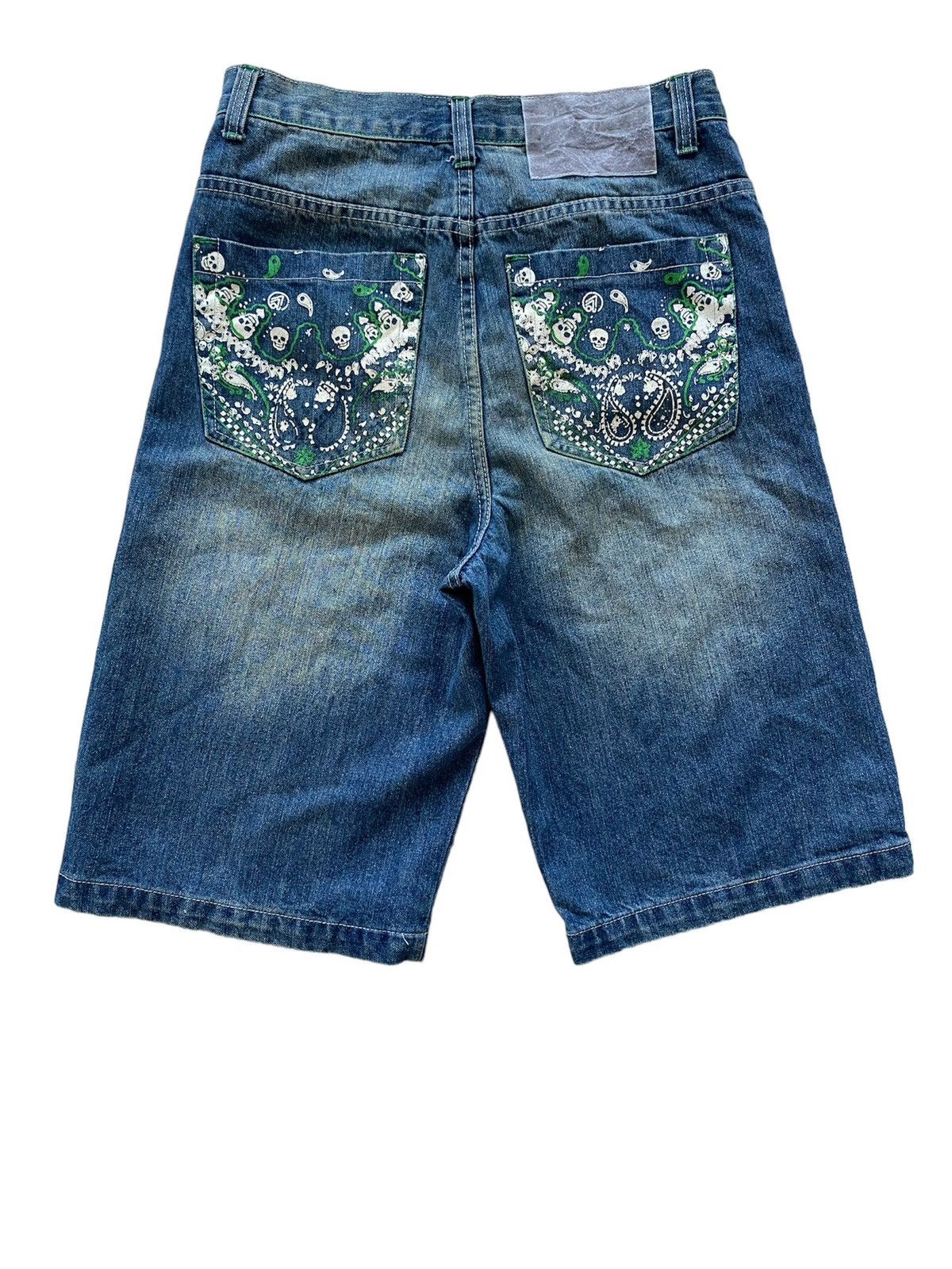 Japanese Brand Lot 29 x Looney Tunes Baggy Short Jeans Size US 32 / EU 48 - 2 Thumbnail