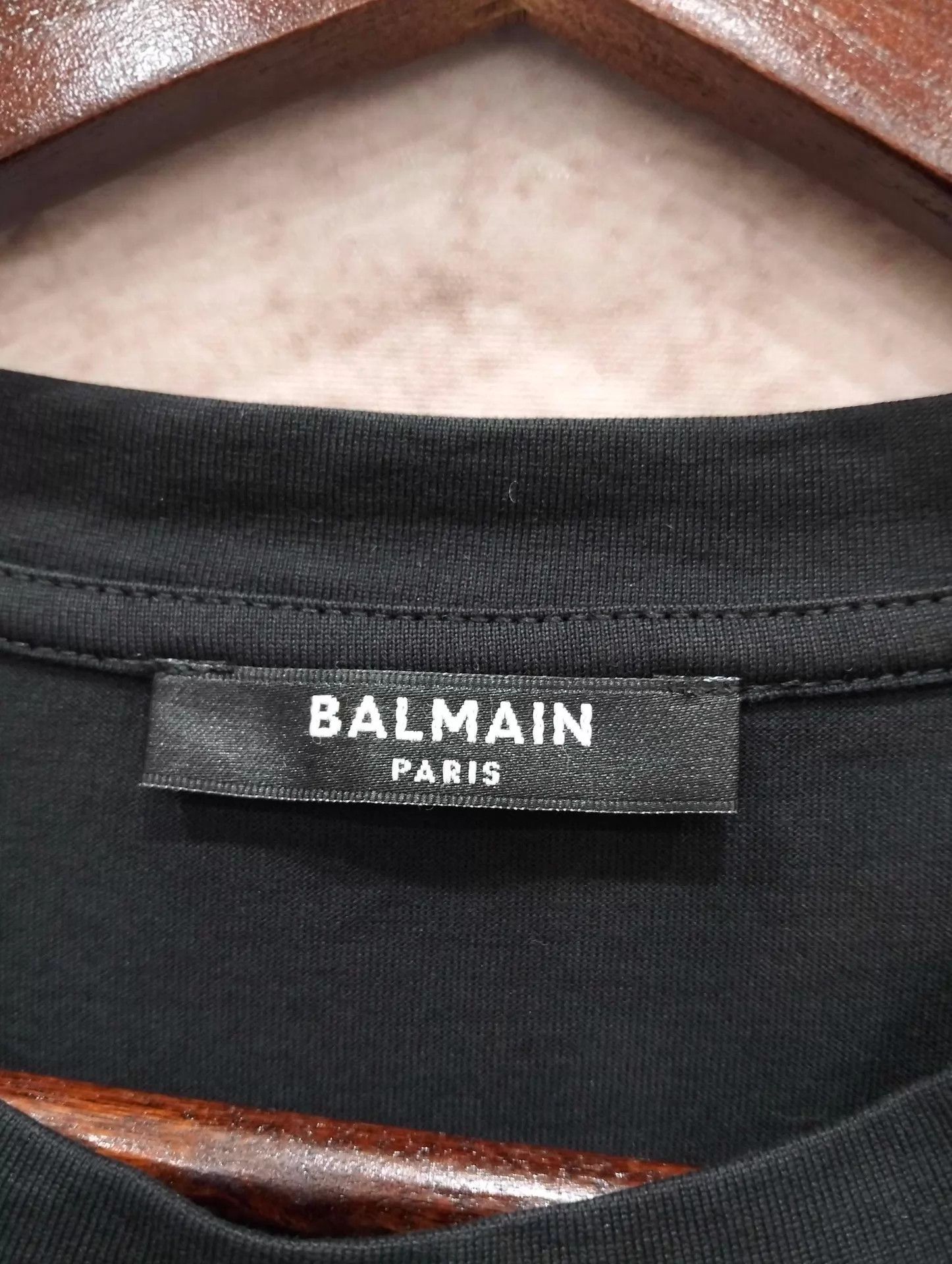 Balmain Balmain Black Gold Button Logo Short Sleeve Vest XS 95 New Size XS / US 0-2 / IT 36-38 - 3 Thumbnail