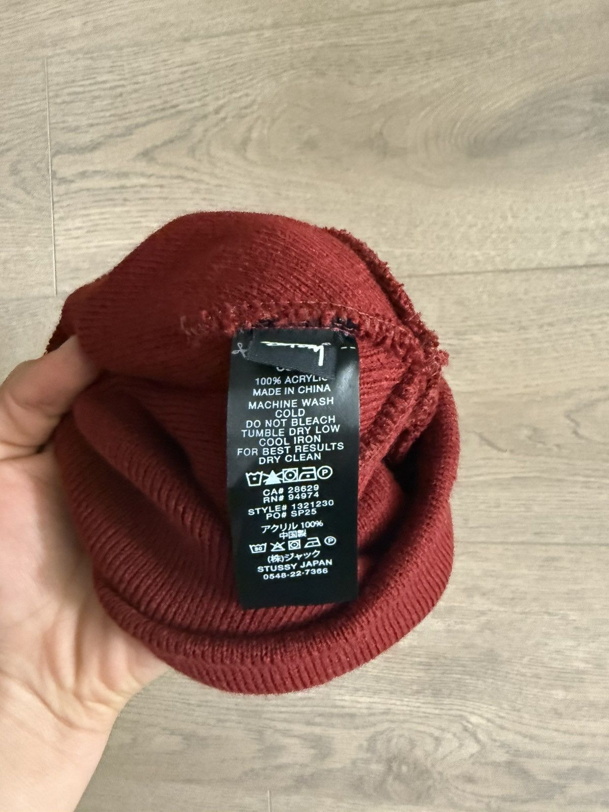 Stussy Stussy Red Beanie Size ONE SIZE - 4 Thumbnail