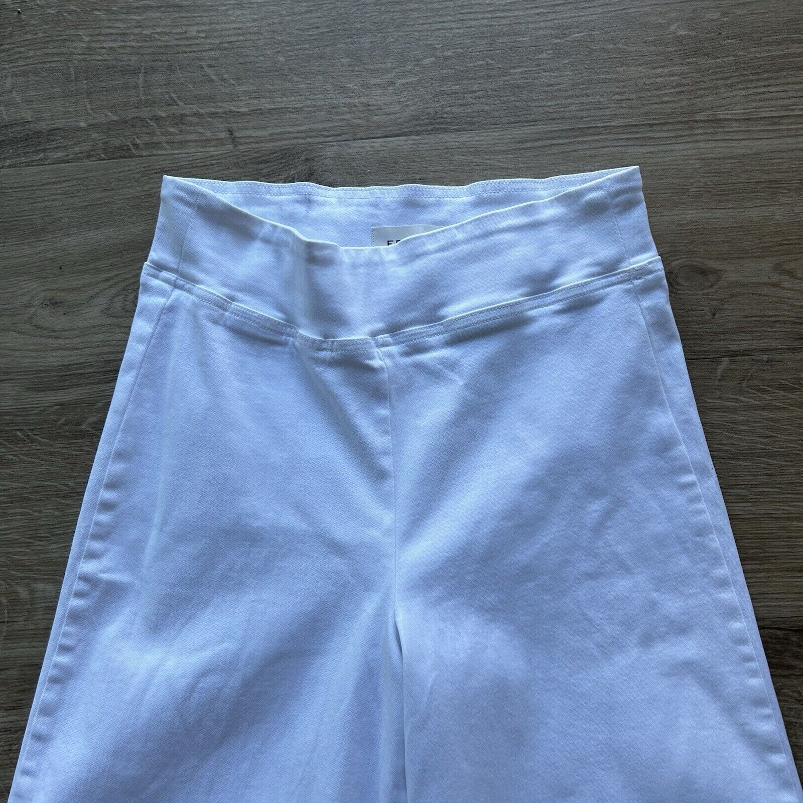 Frame Frame Jeans Womens White Jet Set Wide Leg Pull-On Stretch Hi Size 26" / US 2 / IT 38 - 5 Thumbnail