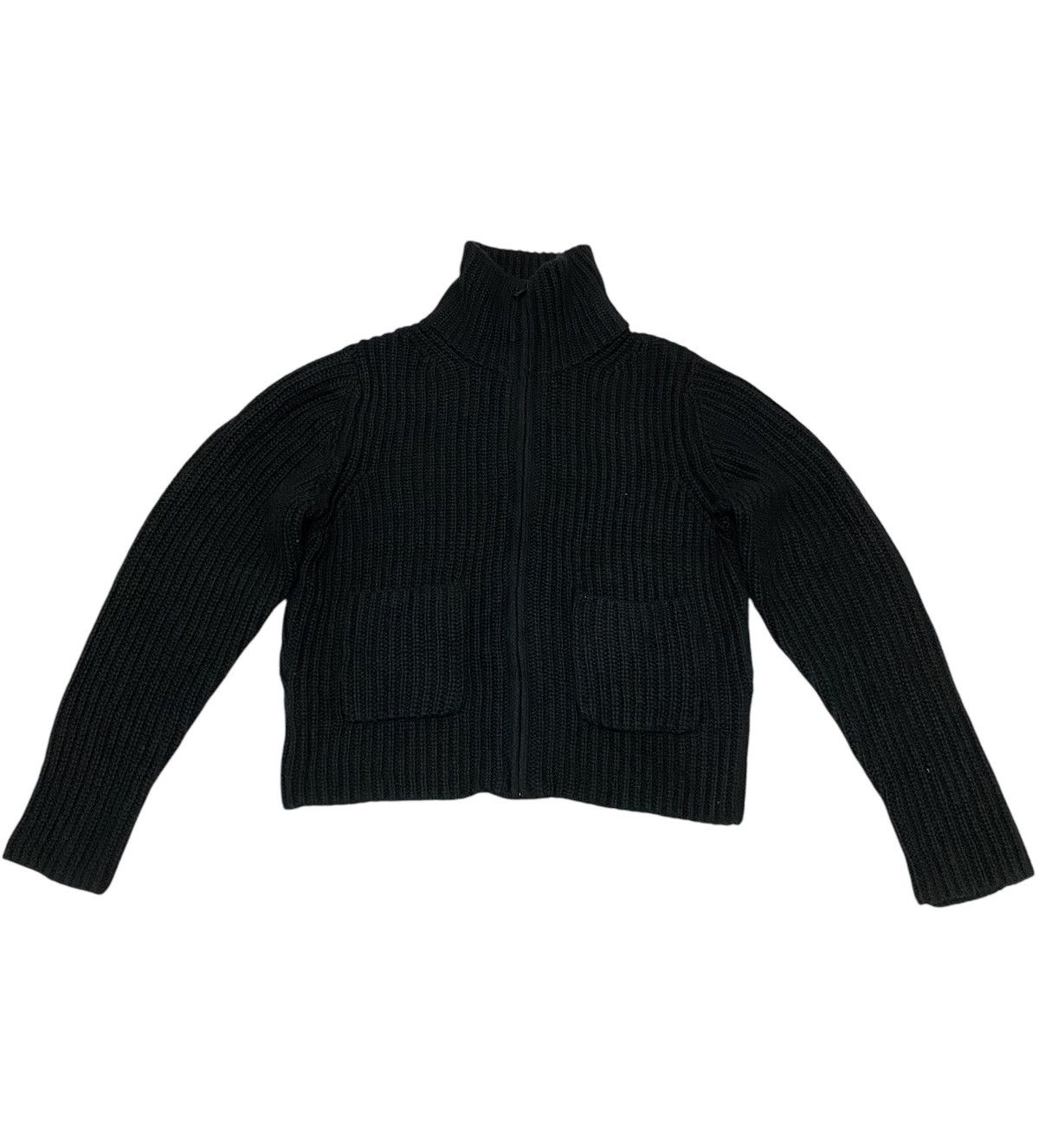 Lemaire × Uniqlo Dope! Lemaire x Uniqlo Dark Shadow Cropped Zipper Knit (C4) Size US M / EU 48-50 / 2 - 2 Thumbnail