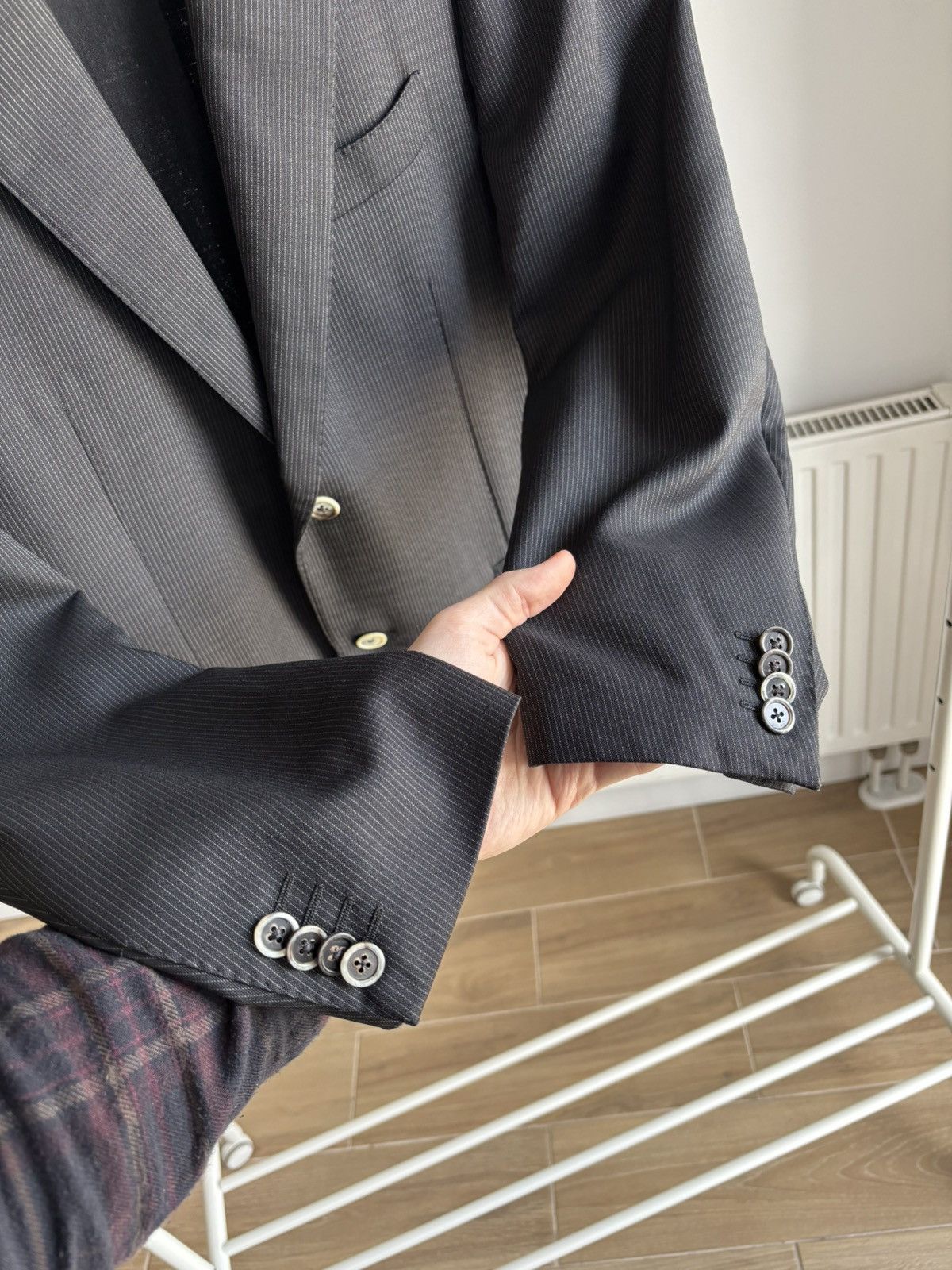 Corneliani Corneliani Leader Black Super 150s Wool Suit Size 40R - 4 Thumbnail