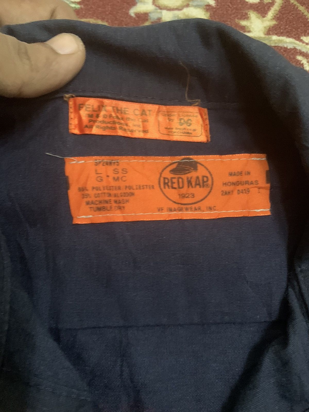 Felix 90s FELIX THE CAT WORKWEAR BUTTON UP SHIRT Size US XL / EU 56 / 4 - 9 Thumbnail