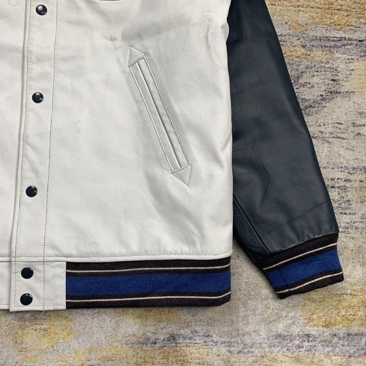 Supreme Rare 2001 Supreme S Wing varsity leather jacket Size US L / EU 52-54 / 3 - 10 Thumbnail