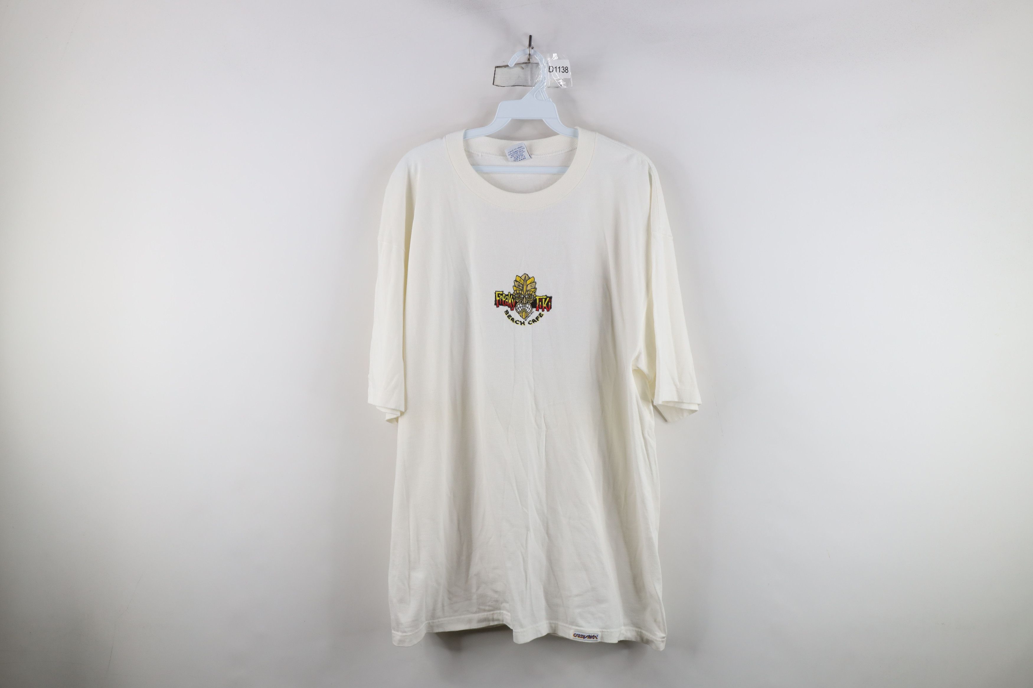 Vintage Vintage 90s Streetwear Beach Cafe Hawaii Surfing T-Shirt USA Size US XL / EU 56 / 4 - 1 Thumbnail