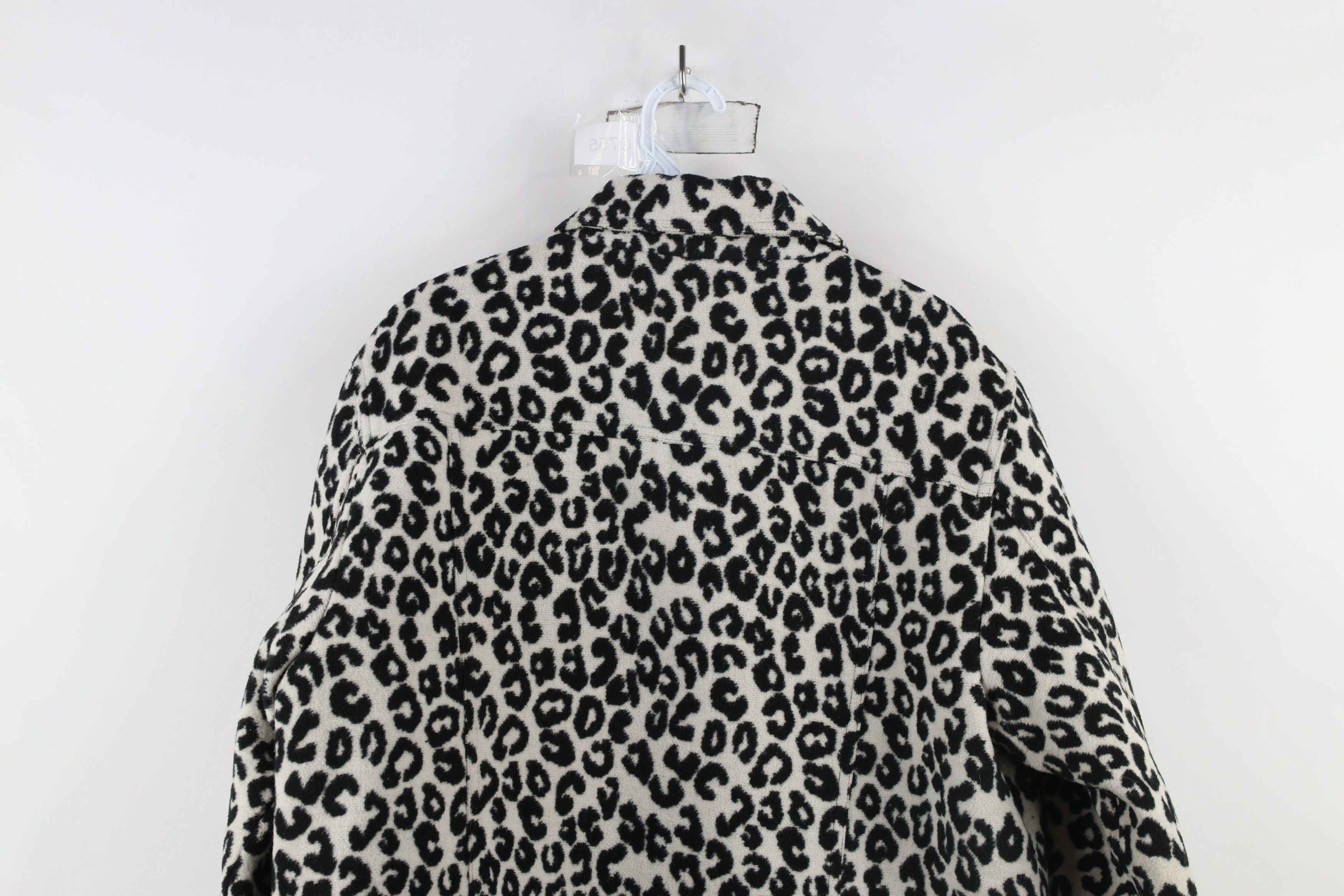 Levi's × Vintage Vintage Y2K Levis Cheetah Print Fleece Trucker Jacket Size L / US 10 / IT 46 - 14 Thumbnail
