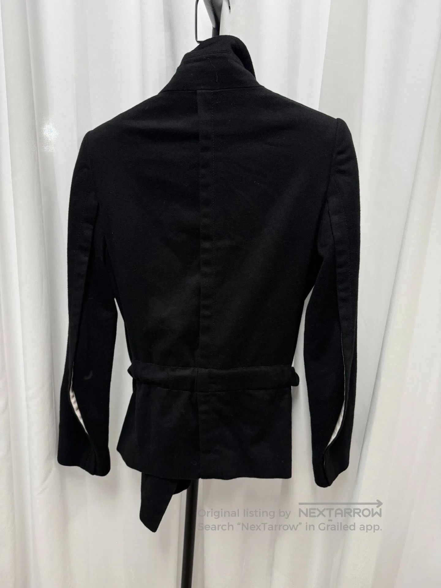 Ann Demeulemeester Ann Demeulemeester Cashmere Blend Runway Zip Jacket. Size XXS / US 00 / IT 34 - 6 Thumbnail