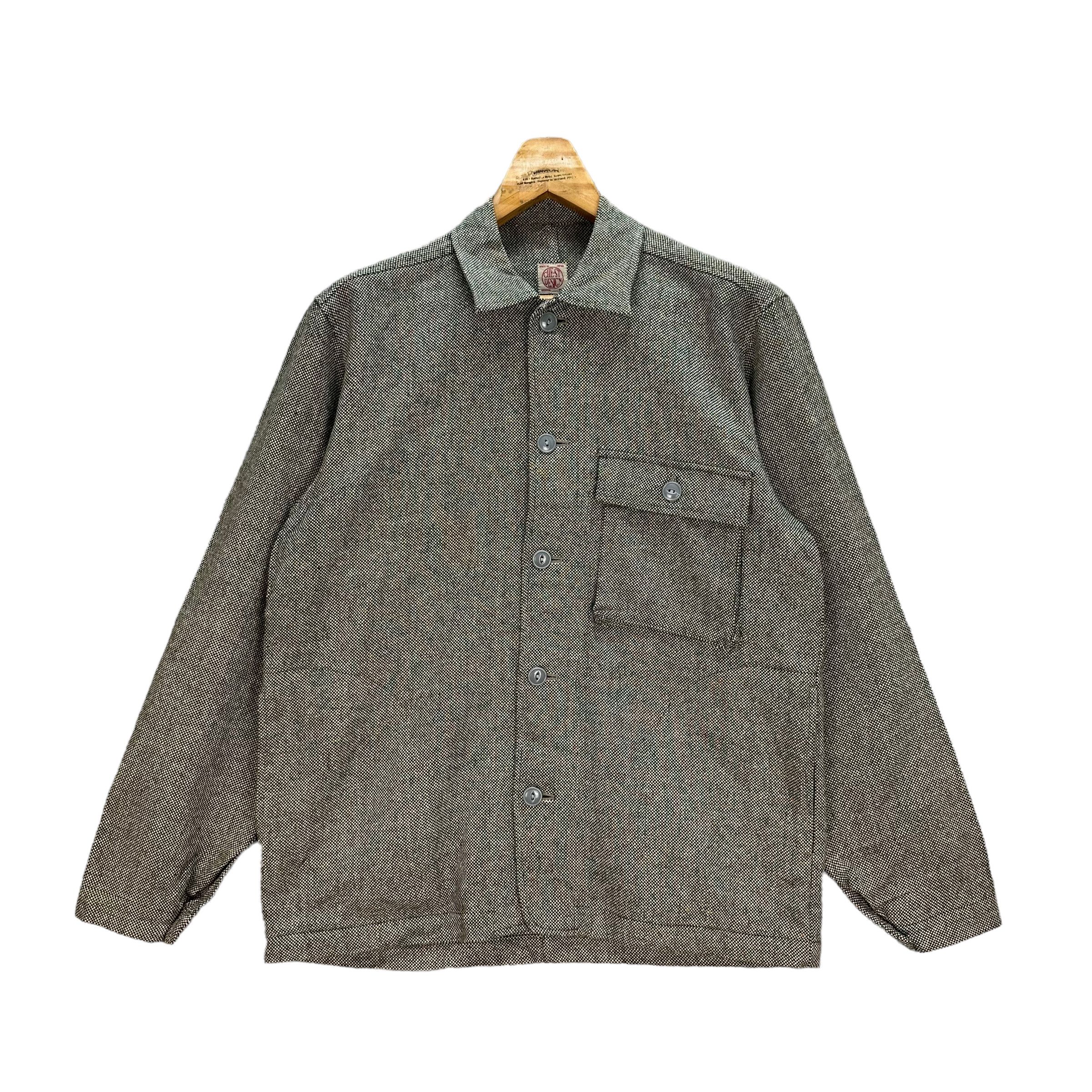 Vintage CHEST DESIGN WORKSHIRT #7879-187 Size US M / EU 48-50 / 2 - 1 Thumbnail