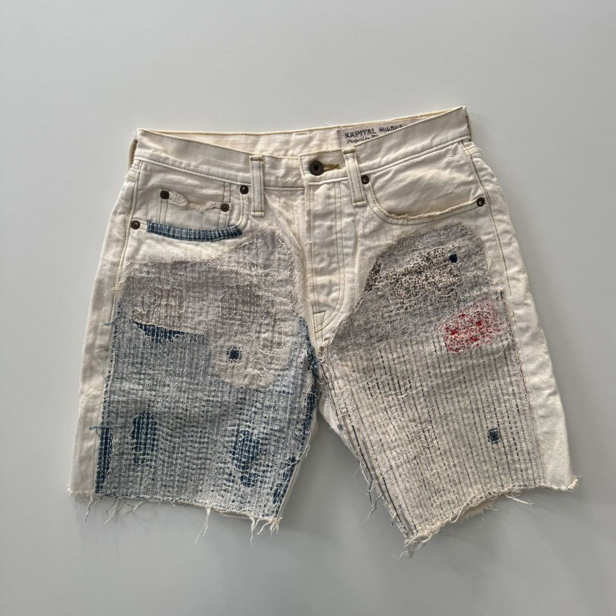 Kapital Kapital Sashiko Denim Short Size US 30 / EU 46 - 2 Thumbnail