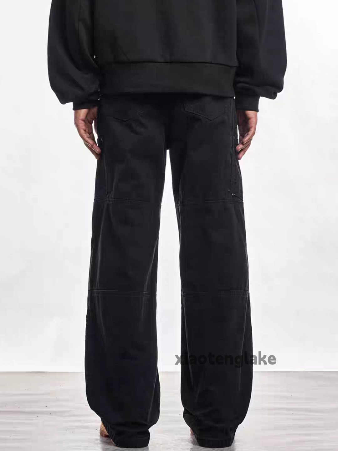 Vintage Unisex utility loose baggy skate hiphop carpenter pants Size US 30 / EU 46 - 4 Thumbnail