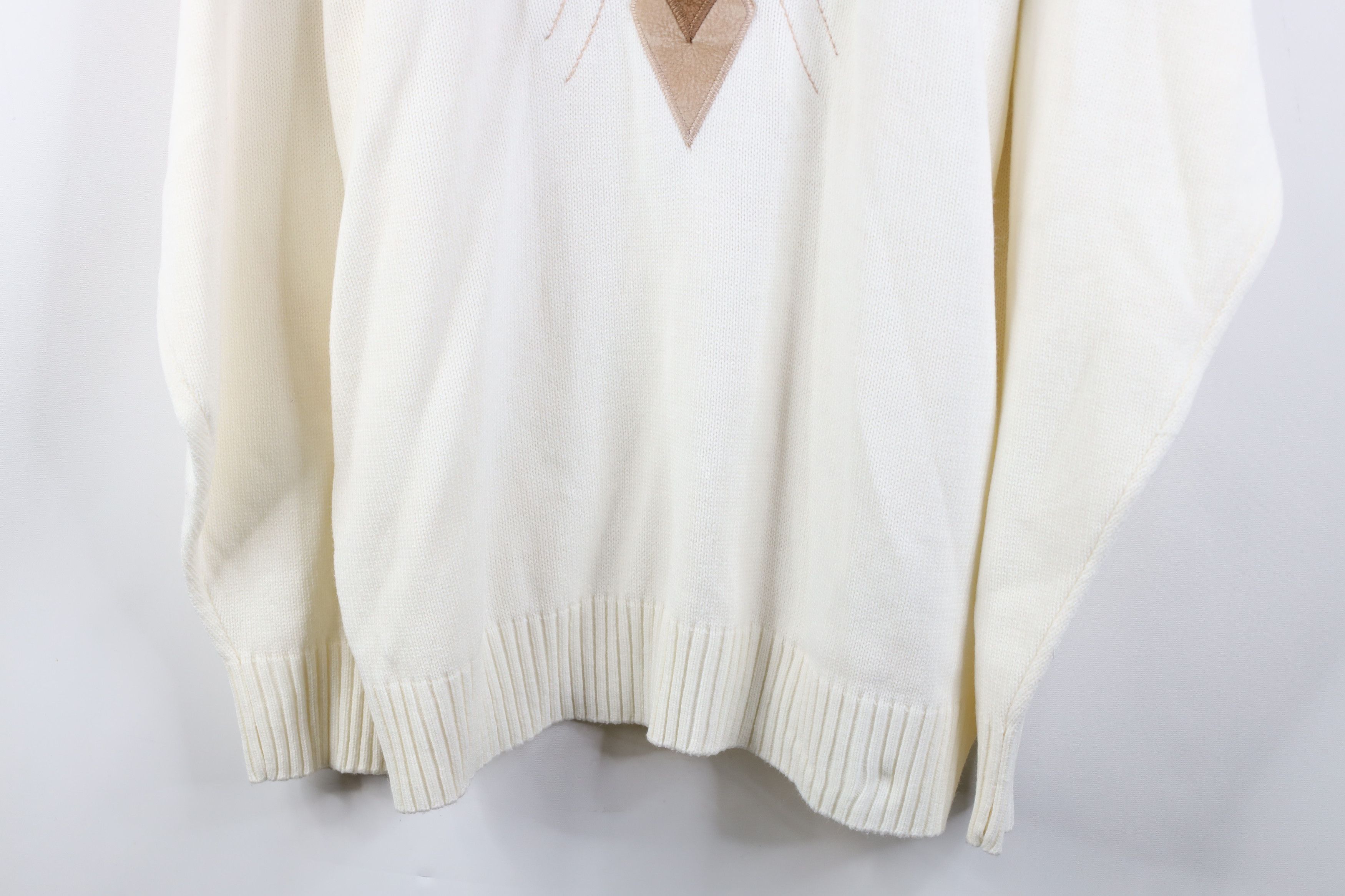 Vintage 90s Y2K Streetwear Ribbed Knit Mock Neck Sweater