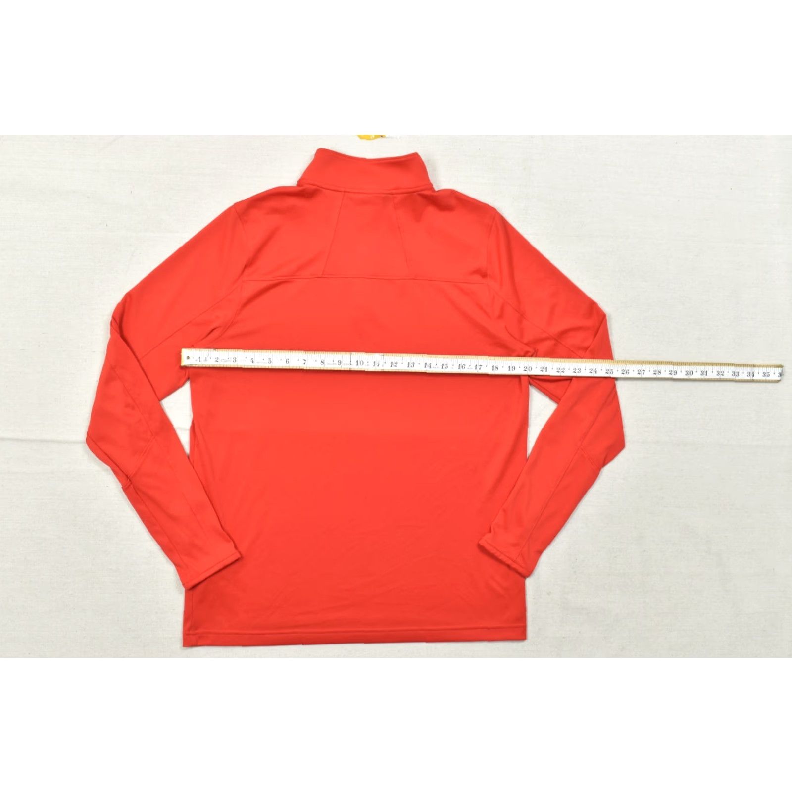 Under Armour Under Armour HeatGear Men's Red 1/4 Zip Pullover Long Sleeve Mock Neck Slim Fit Pullover Size US M / EU 48-50 / 2 - 7 Thumbnail
