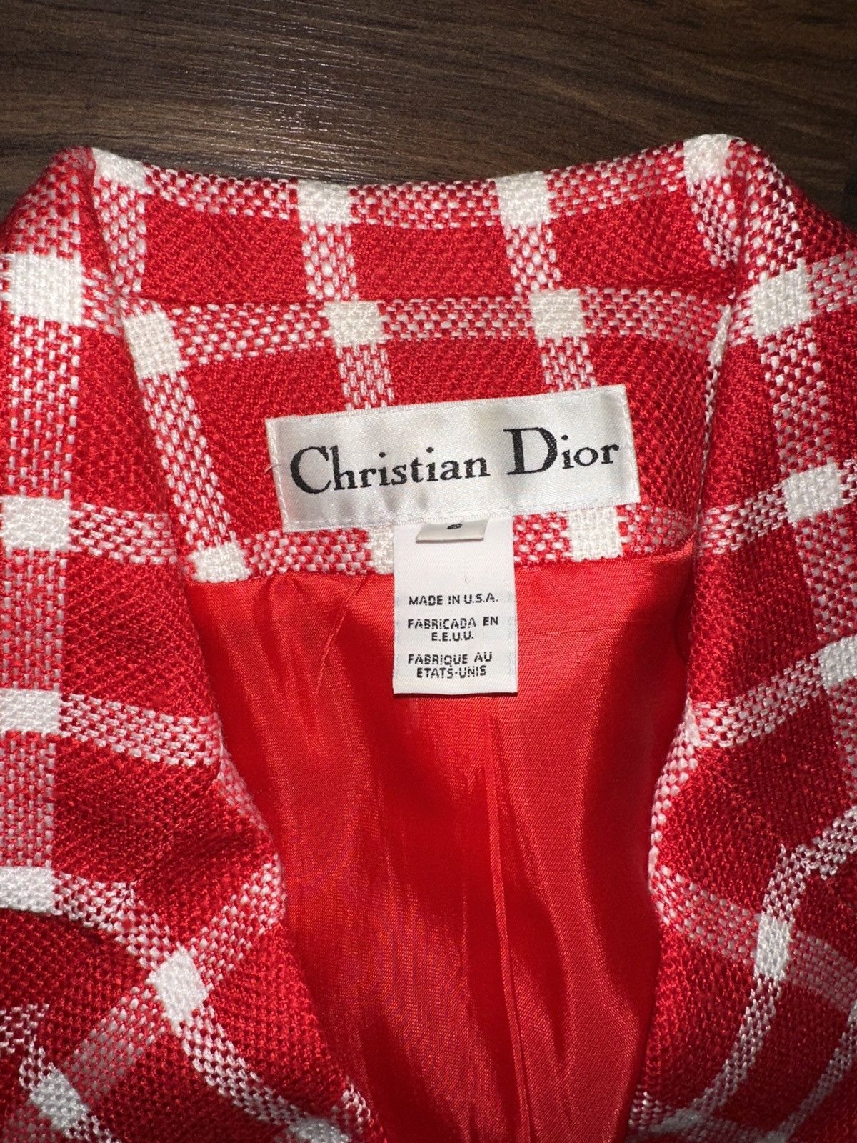 Christian Dior Monsieur Vintage 90s 00s Christian Dior Cher Clueless Skirt Suit Size 28" / US 6 / IT 42 - 6 Thumbnail