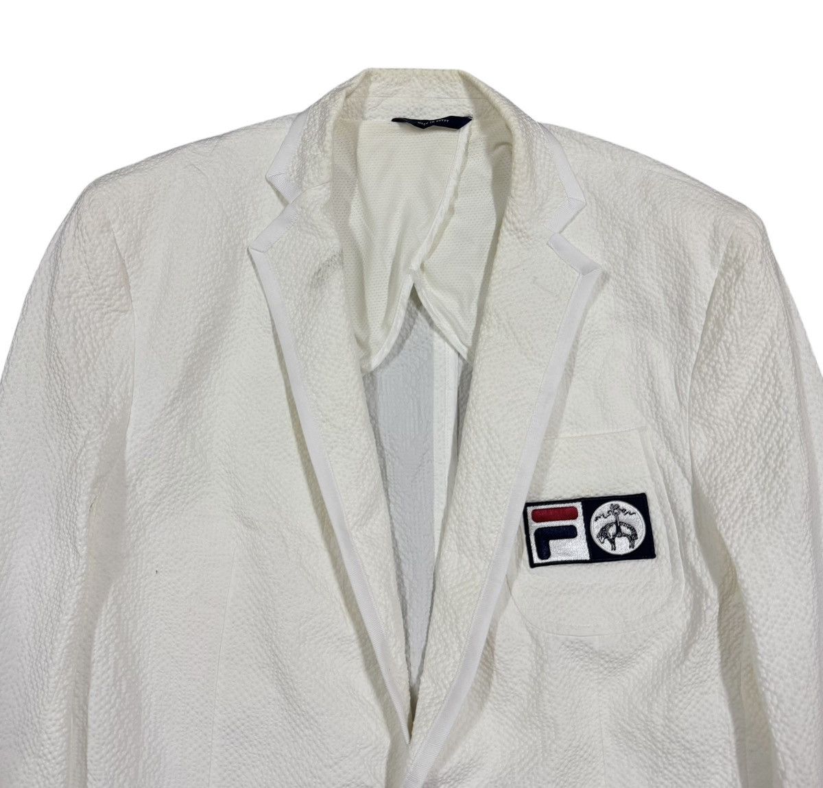 Brooks Brothers Fila X Brooks Brothers Seesucker Blazer Jacket Size 44R - 4 Thumbnail