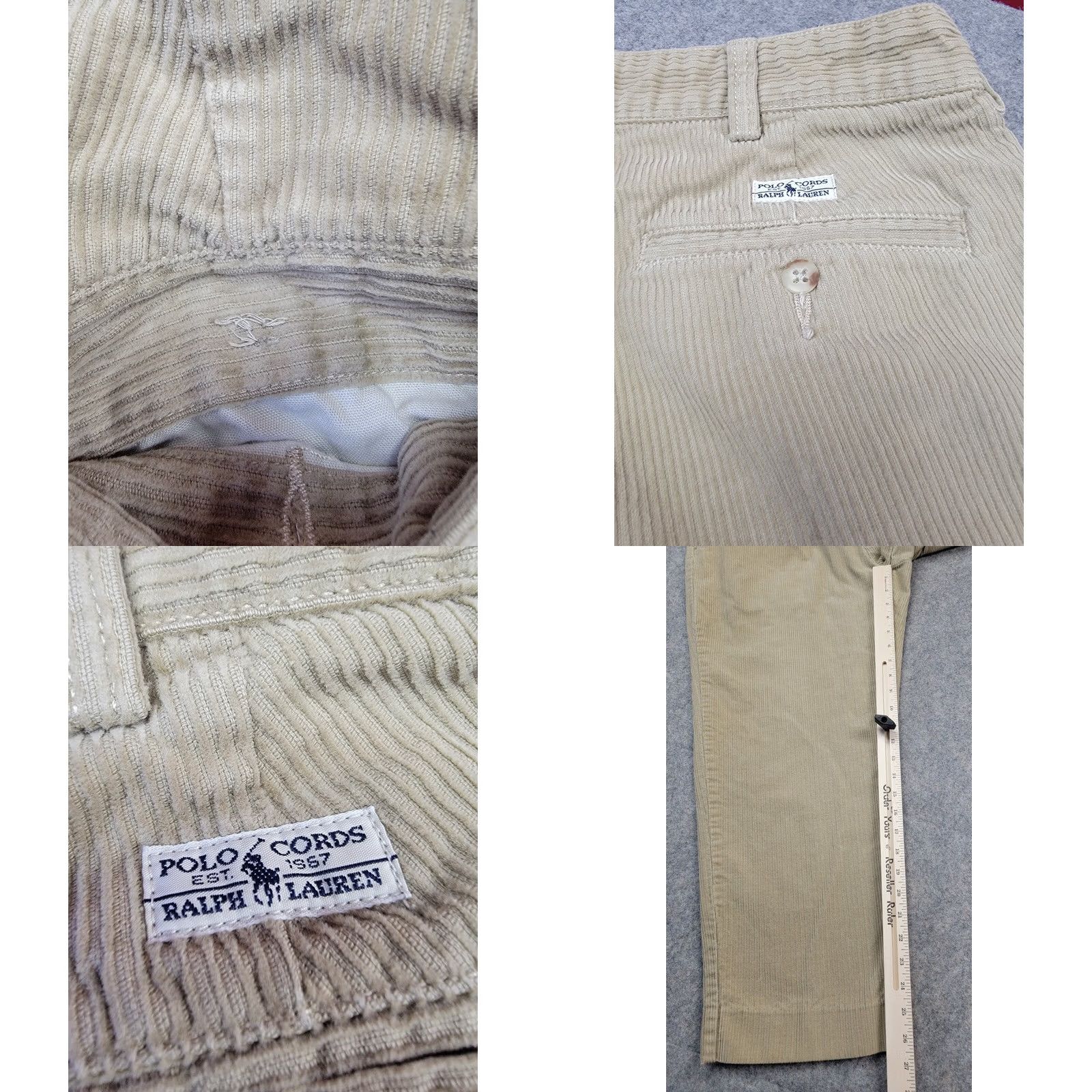 Polo Ralph Lauren Polo Ralph Lauren Andrew Pant Corduroy Pants Mens 36x26 Brown Polo Ralph Lauren Andrew Pant Corduroy Pants Brown Mens 36x26 Vintage No Size US M / EU 48-50 / 2 - 9 Thumbnail