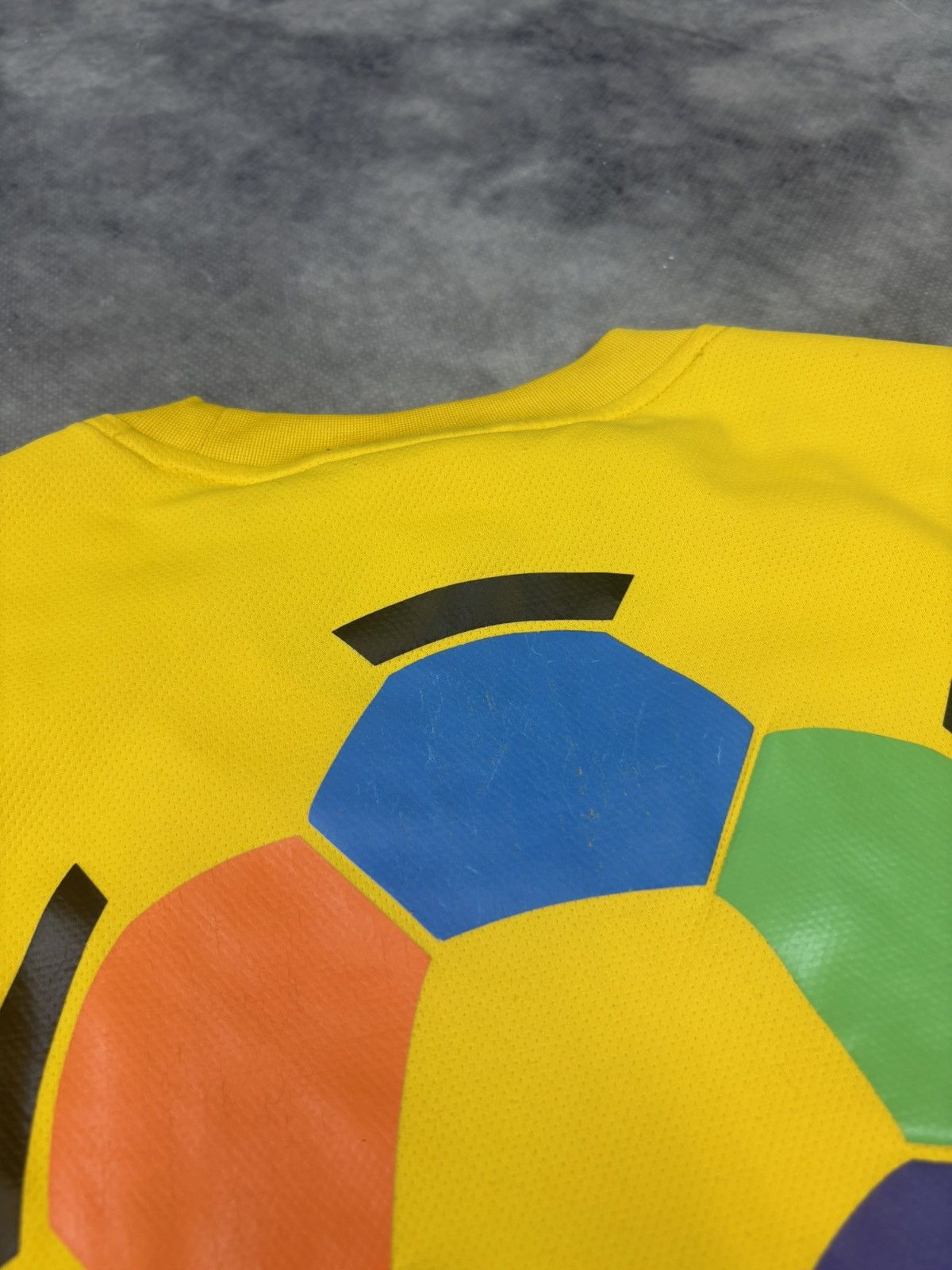 Vintage Vintage Pelle Futsal soccer jersey yellow Brazil Neymar y2k Size US M / EU 48-50 / 2 - 6 Thumbnail
