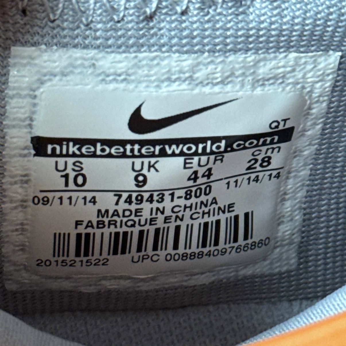 Marc Newson Nike Zvezdochka by Marc Newson in Pro Orange Size US 10 / EU 43 - 6 Thumbnail