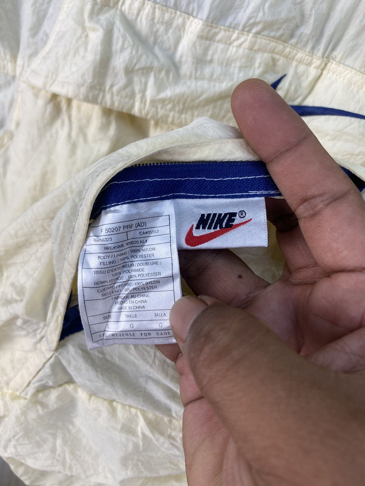 Nike Vintage 90s Nike Anorak Riversible Jacket Size US L / EU 52-54 / 3 - 16 Thumbnail
