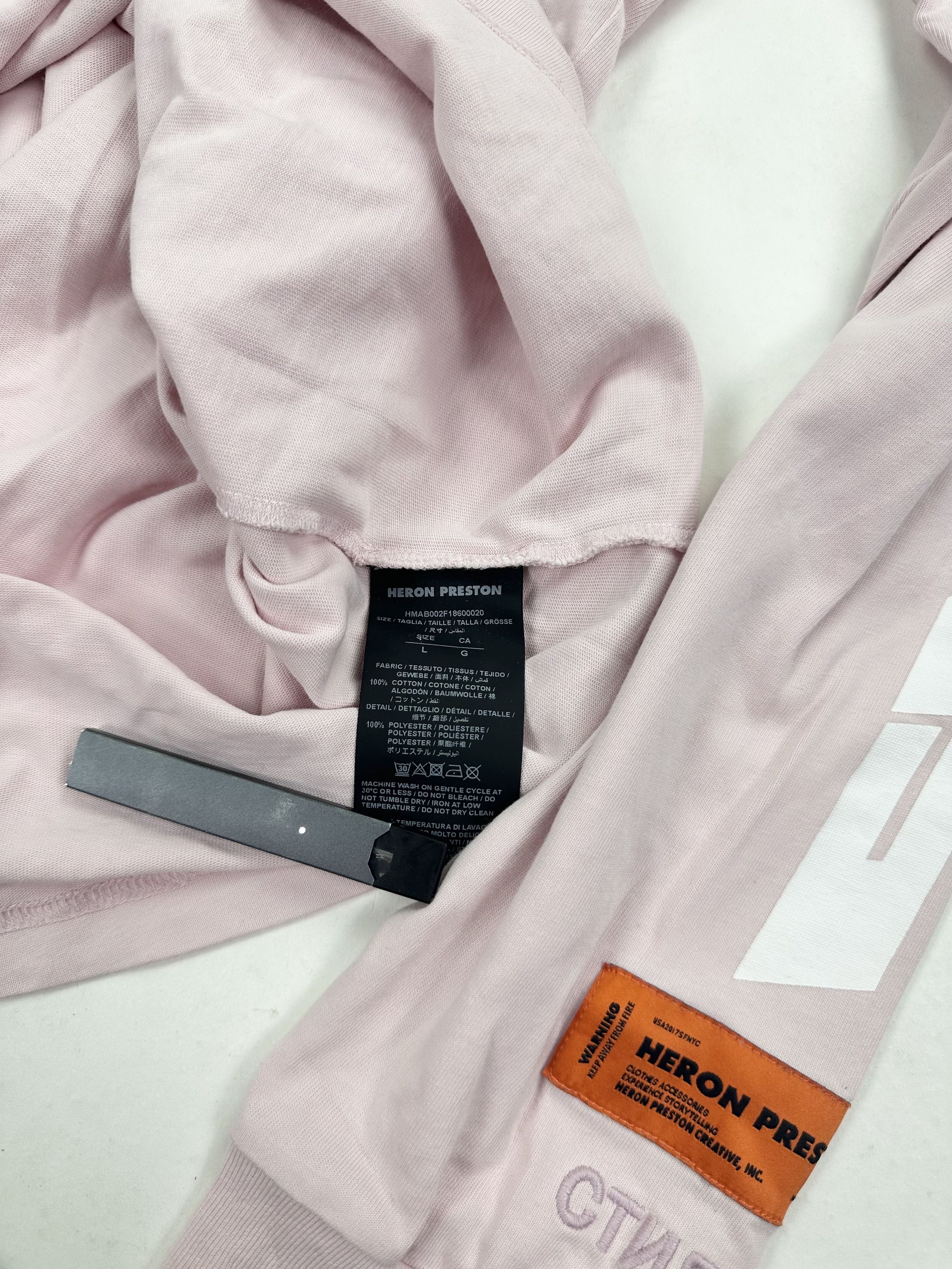 Heron Preston All City Heron Preston Long sleeve - Light pink Size US L / EU 52-54 / 3 - 4 Thumbnail