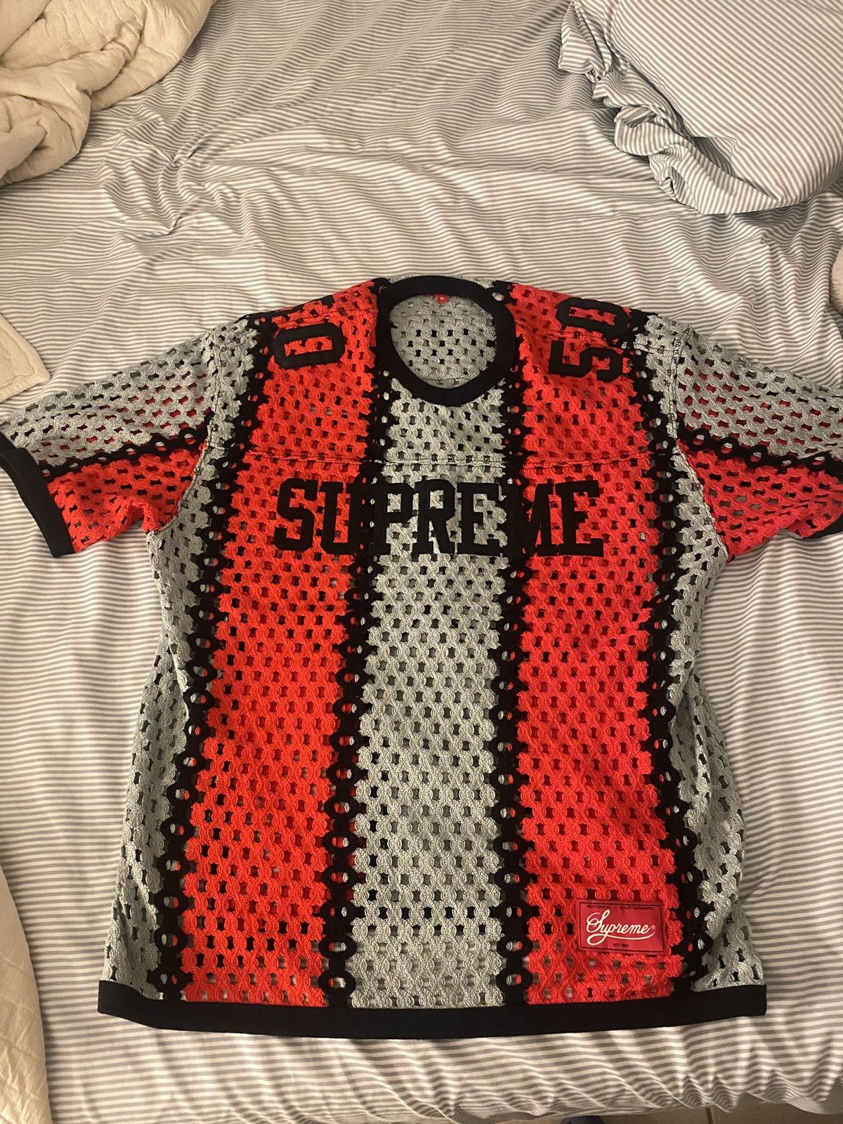 Supreme Crochet Jersey Grailed